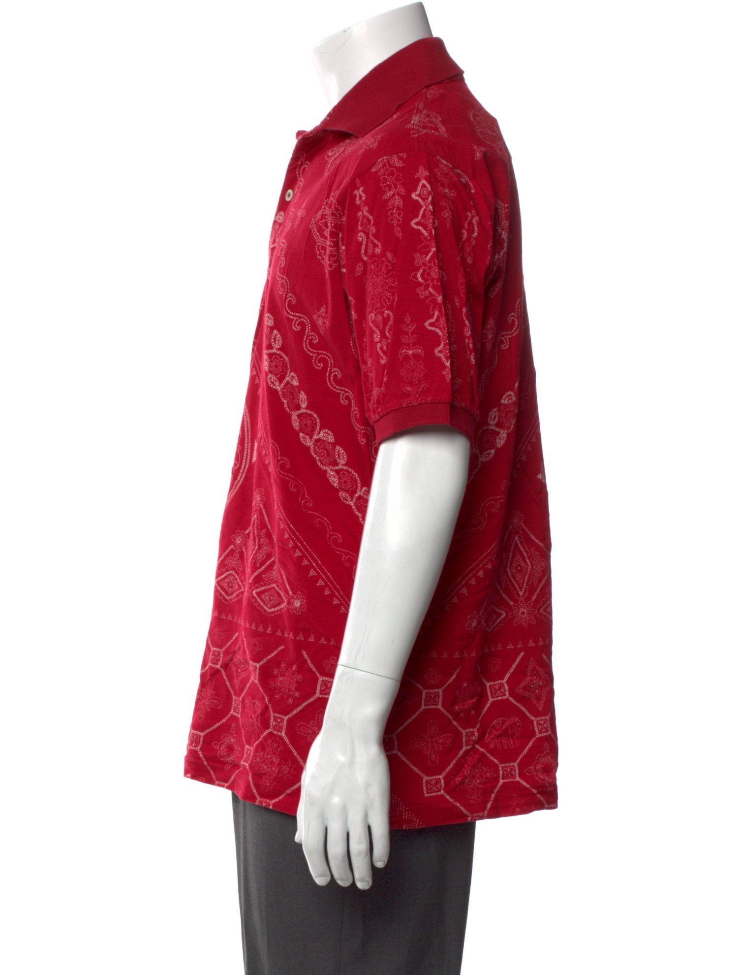 Etro Printed Collar Polo Shirt w/ Tags