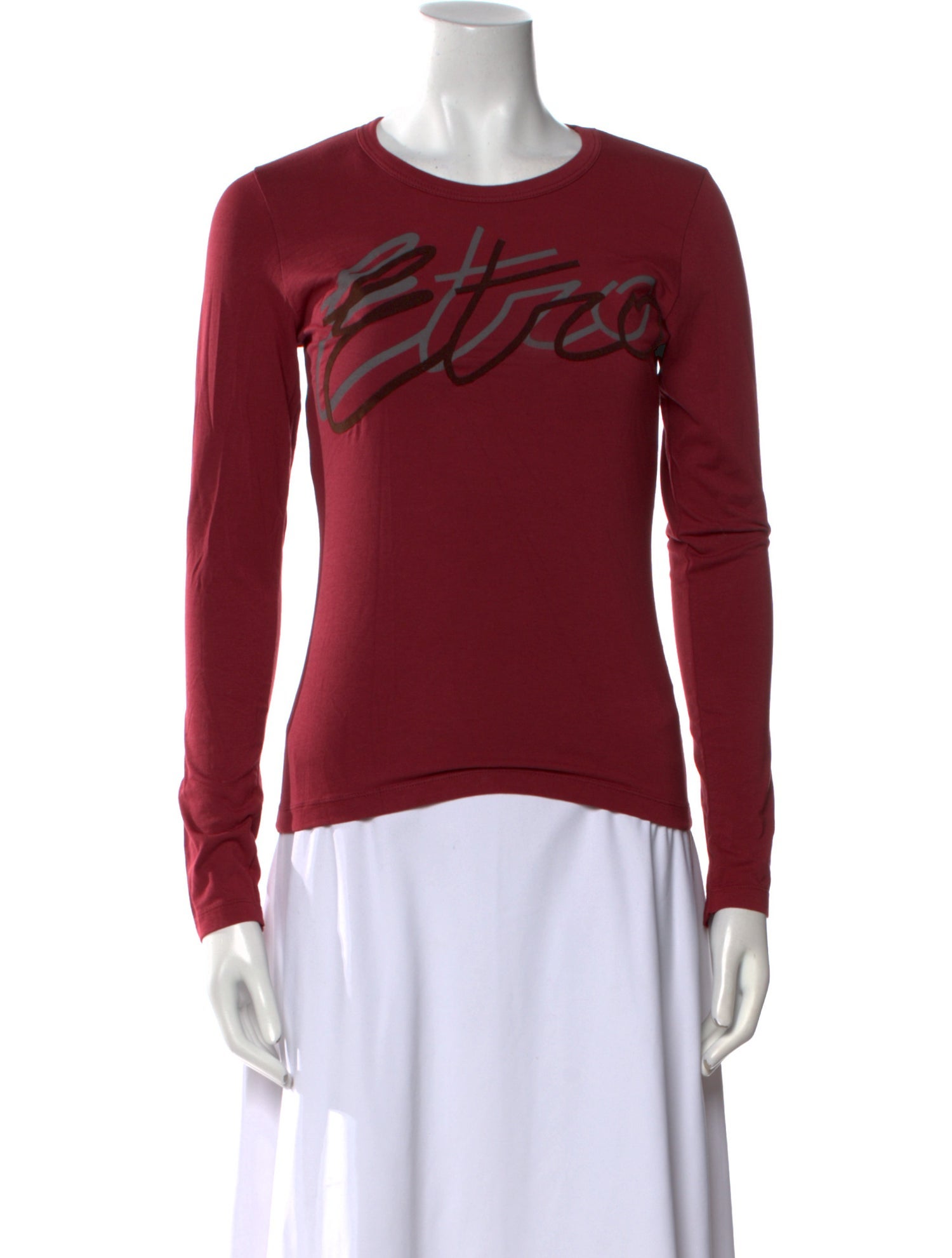 Etro Graphic Print Crew Neck Top w/ Tags