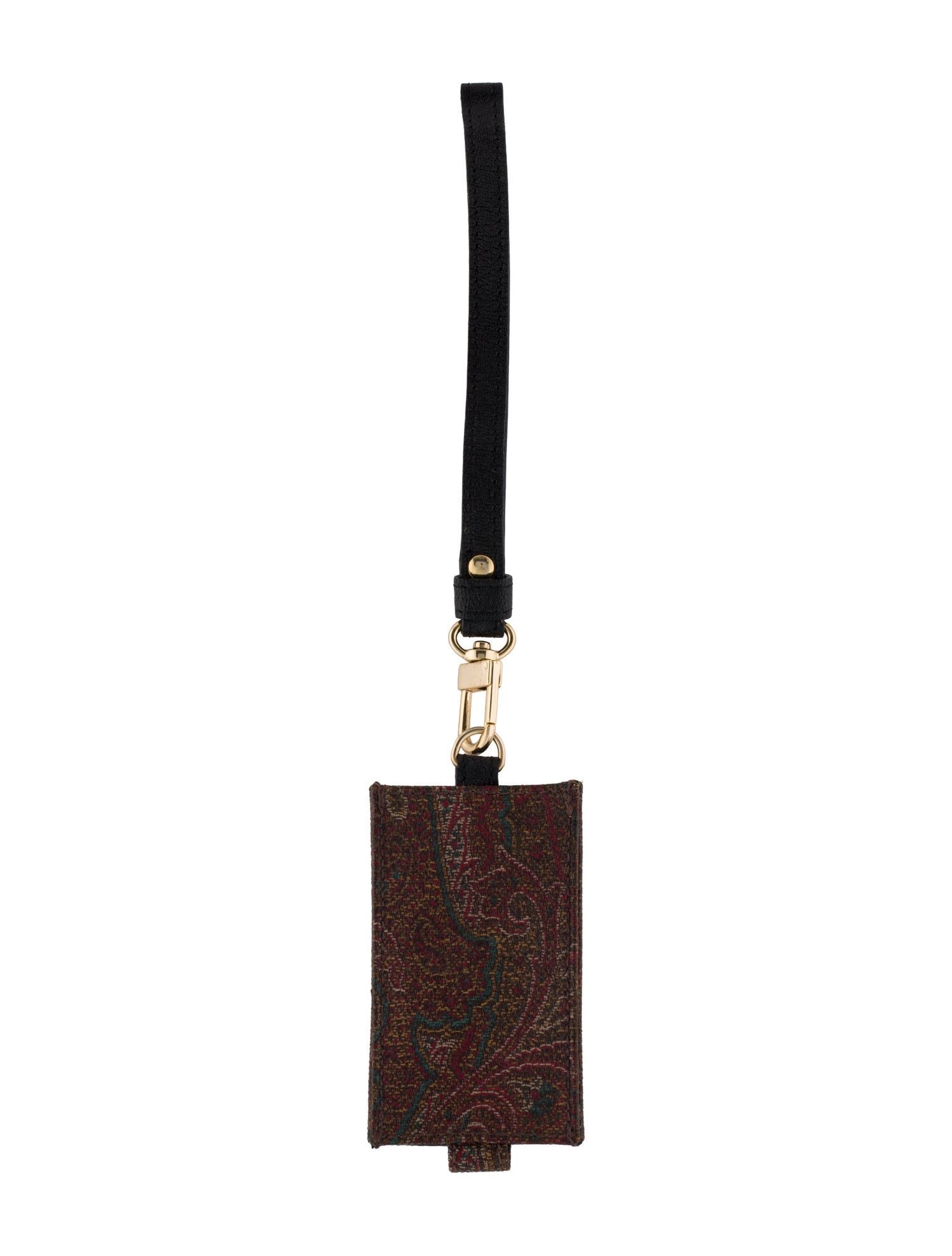 Etro leather keychain