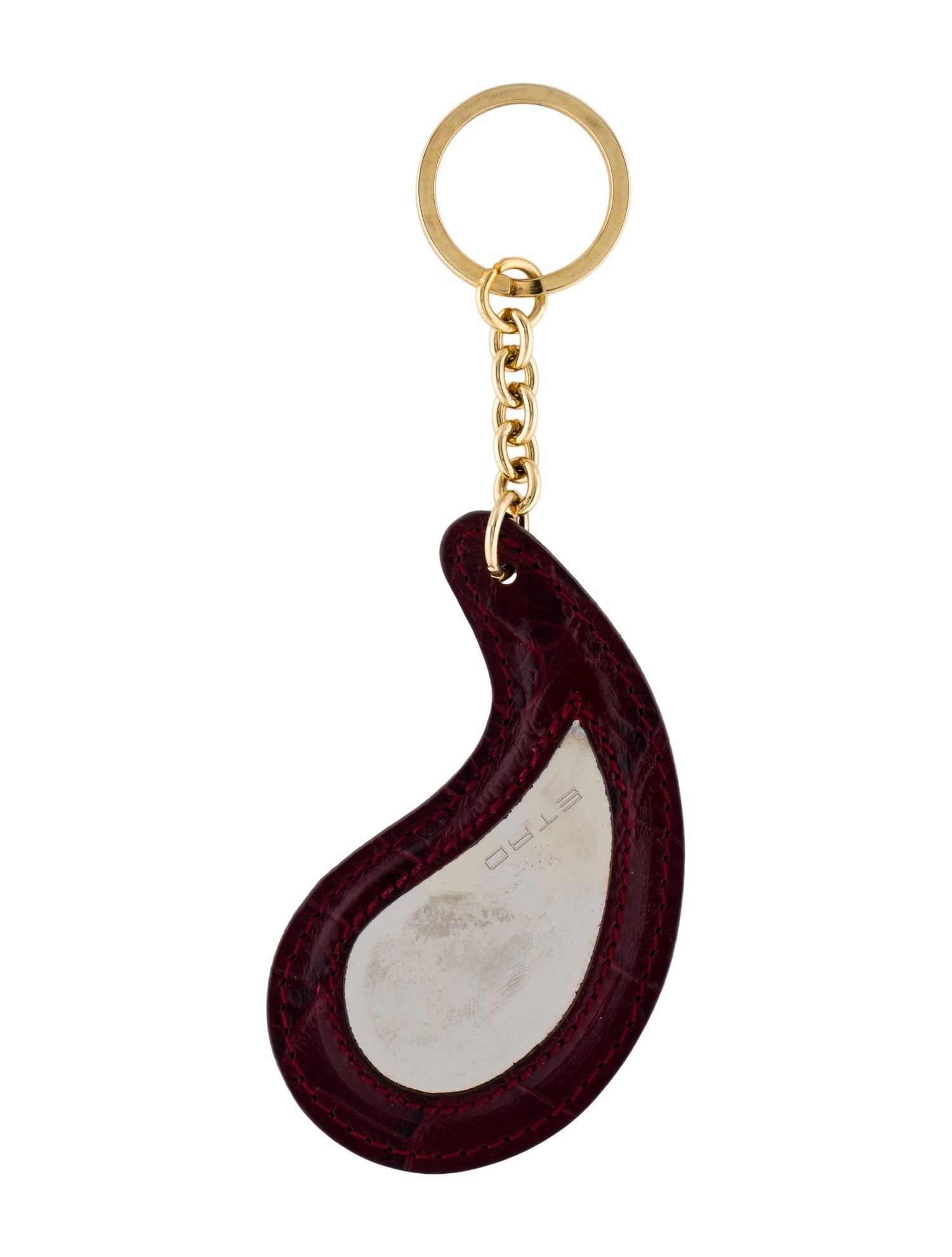 Etro leather keychain