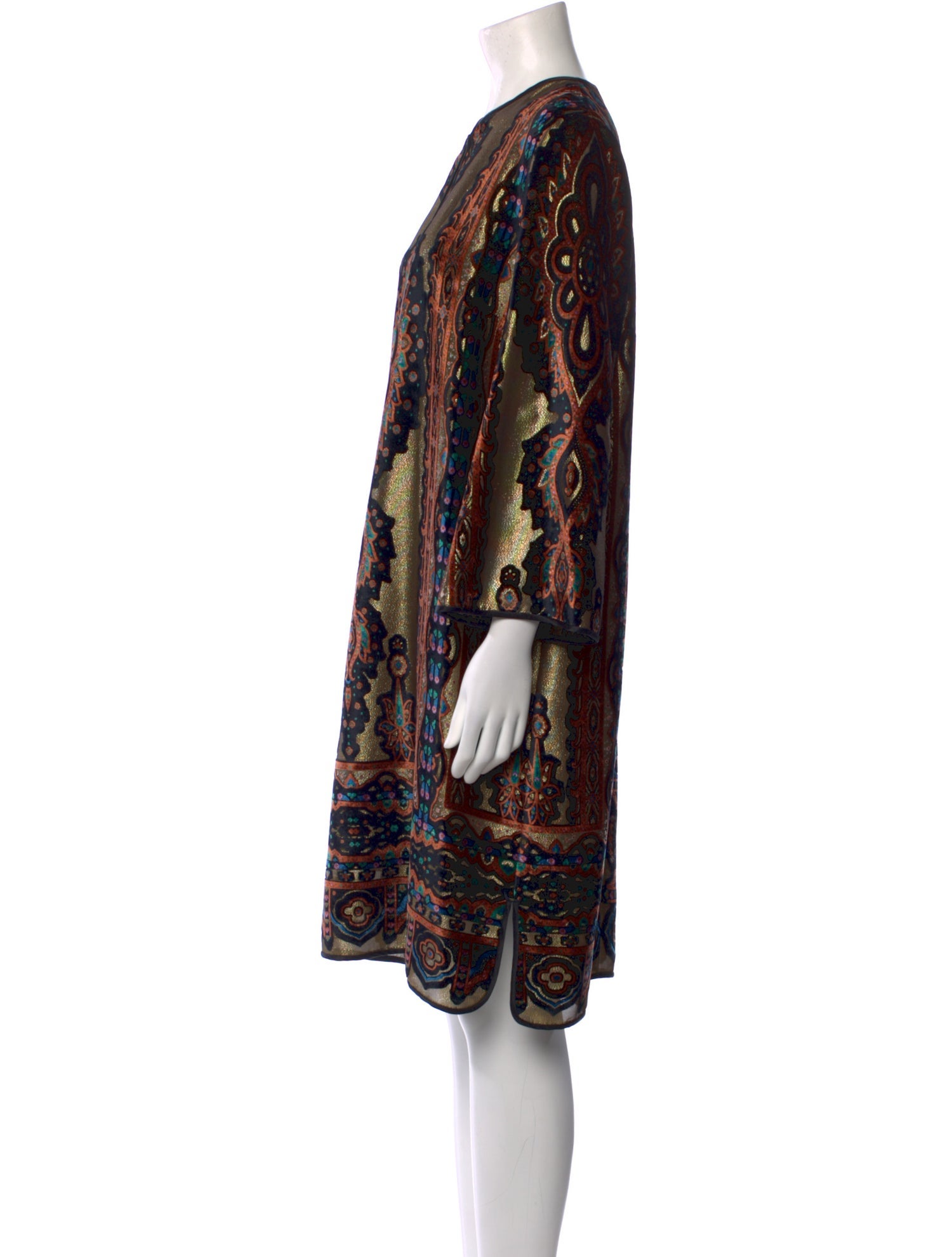 Etro Paisley Print Knee-Length Dress