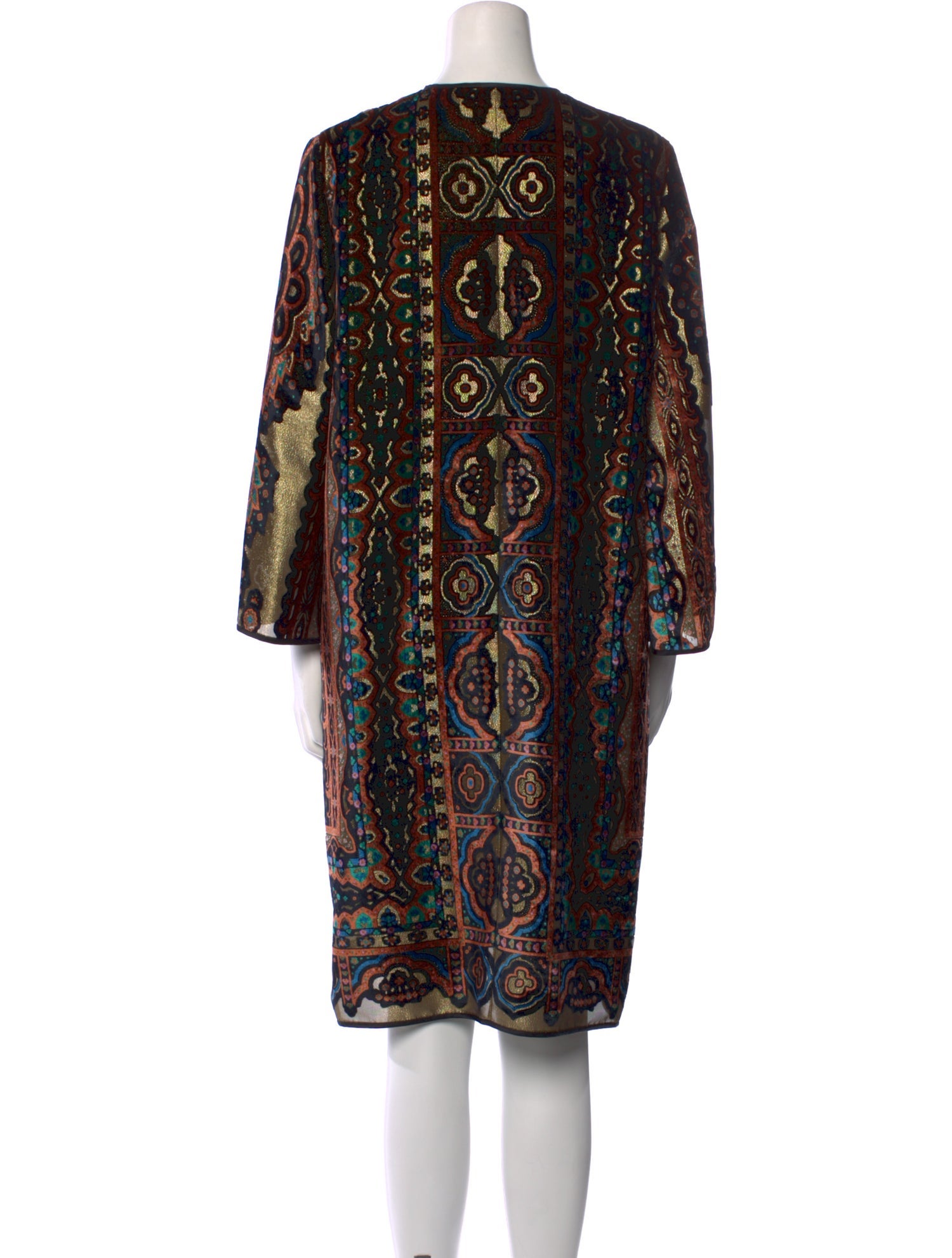 Etro Paisley Print Knee-Length Dress
