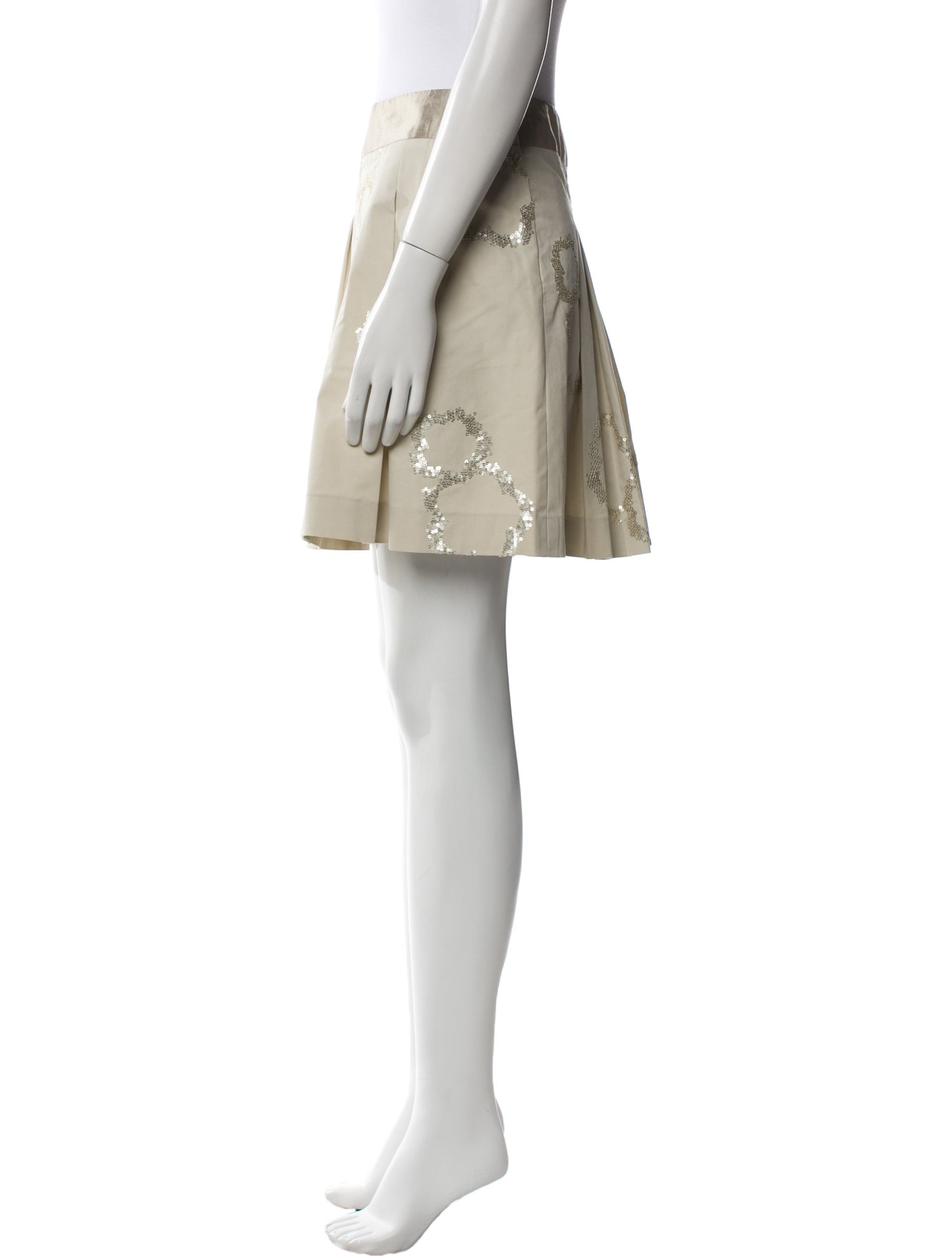 Etro Sequin Embellishments Mini Skirt