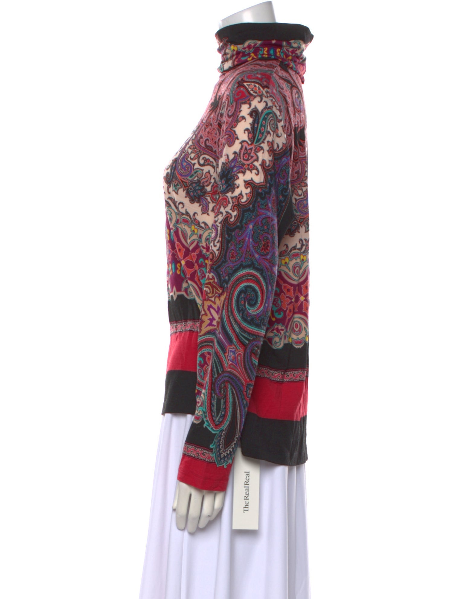 Etro Wool Paisley Print Sweatshirt w/ Tags