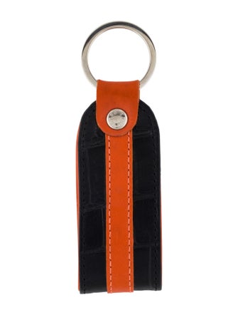 Etro leather keychain