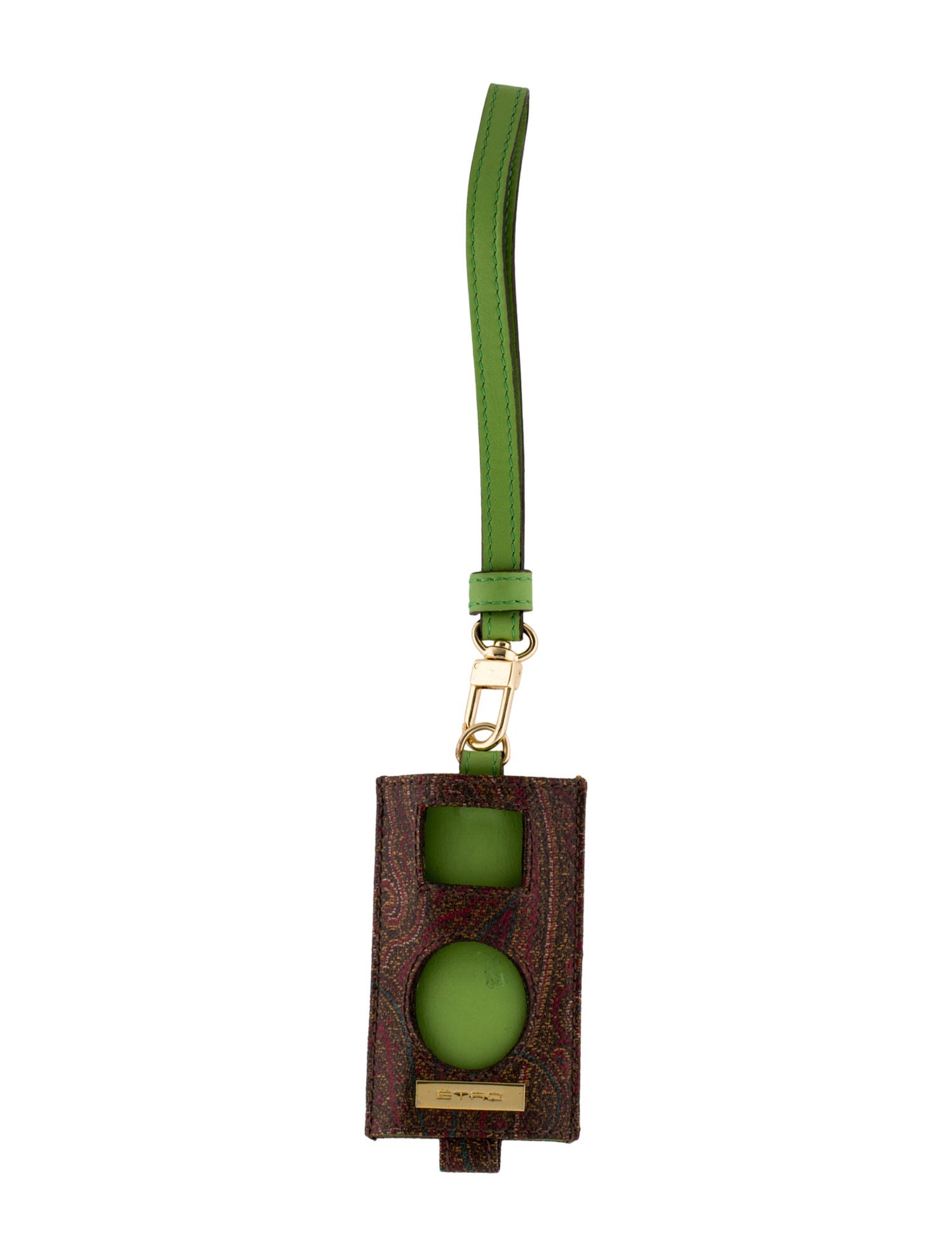 Etro leather keychain