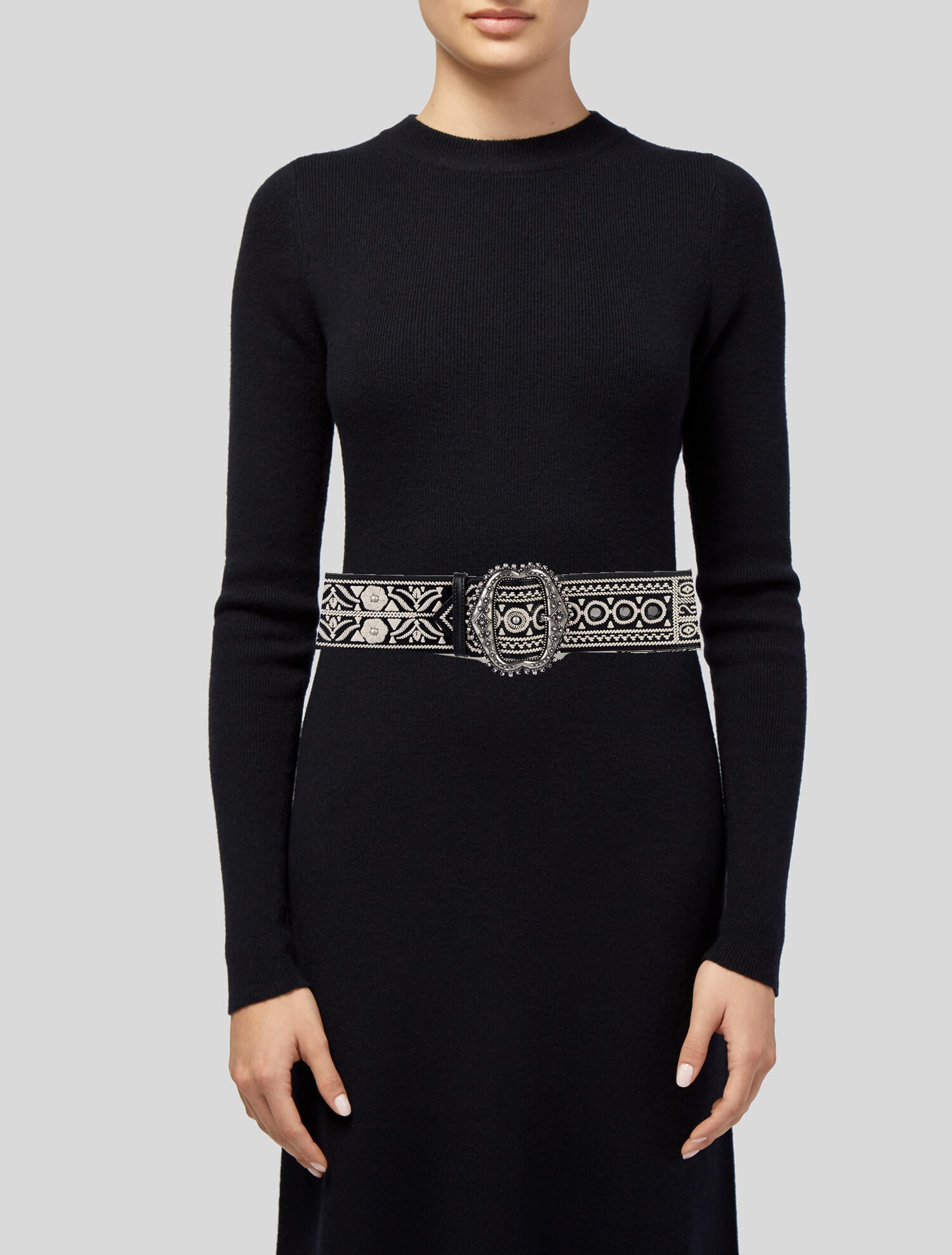 Etro Wide Leather Belt