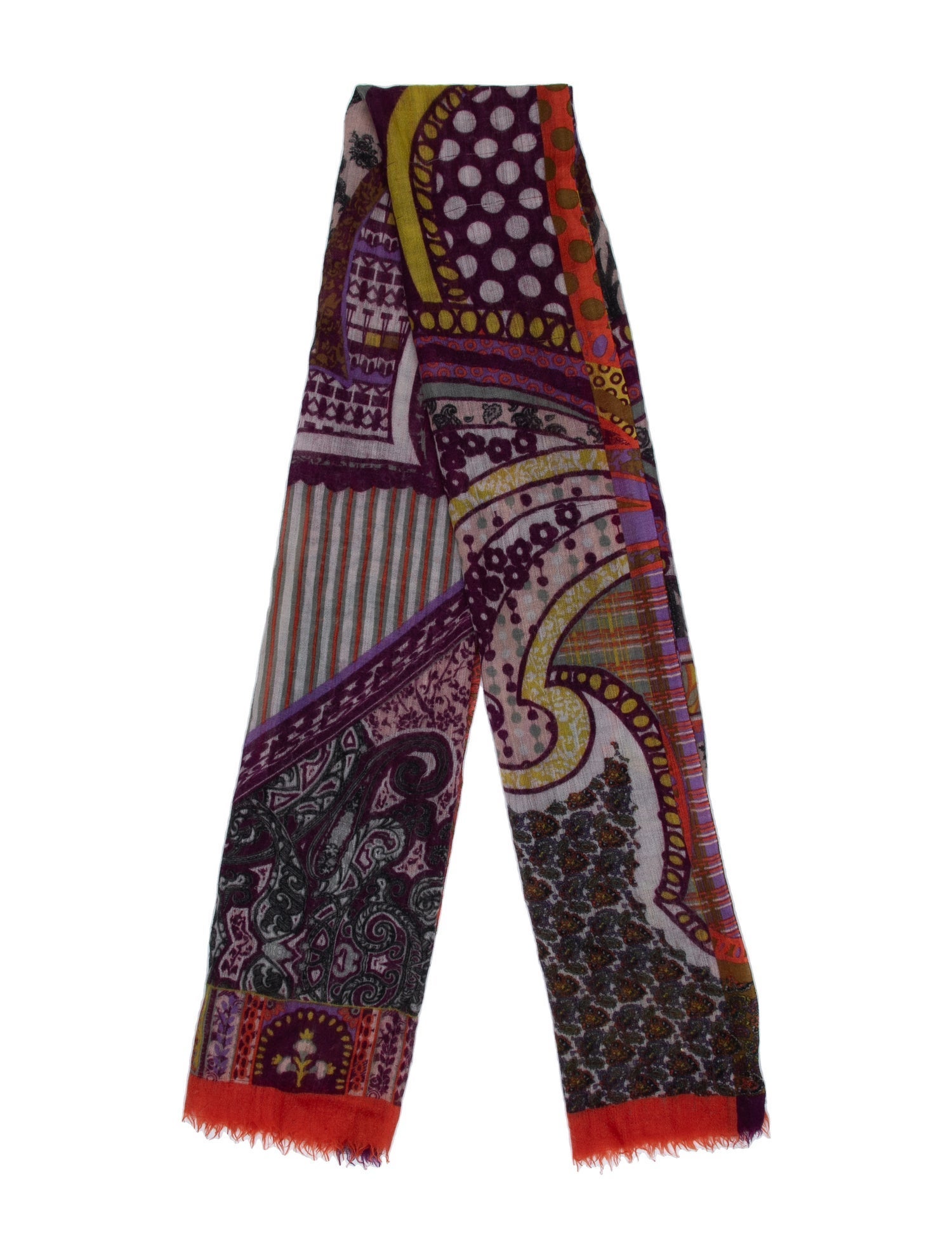 Etro Cashmere Printed Scarf