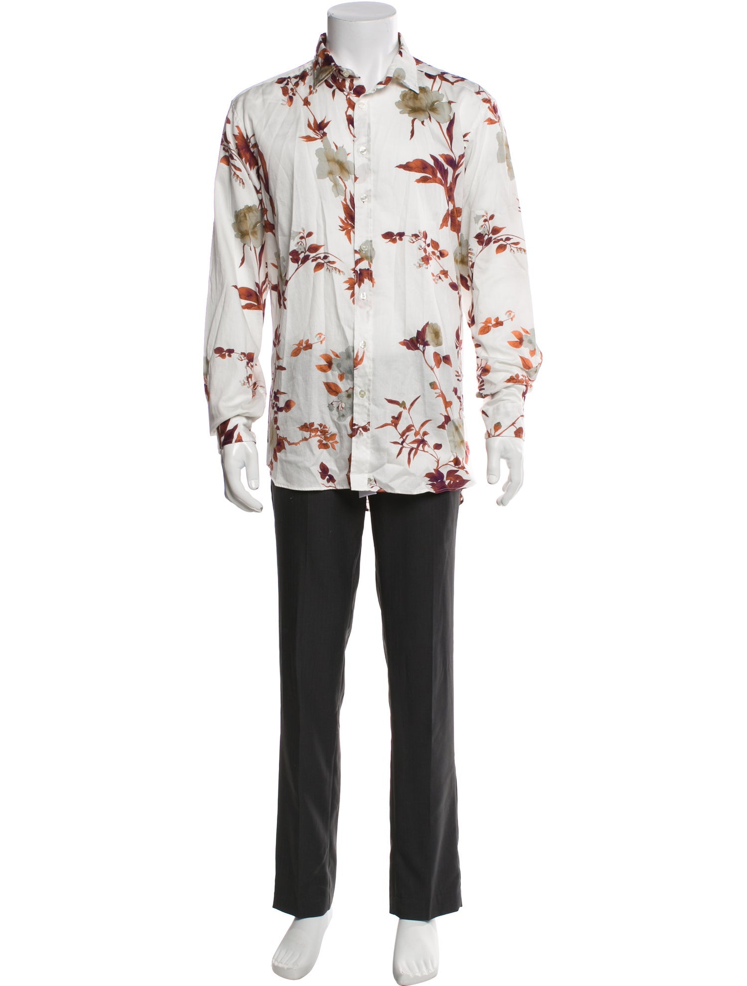 Etro Printed Long Sleeve Shirt