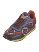 Etro Suede Printed Sneakers