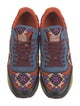 Etro Suede Printed Sneakers