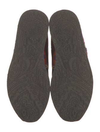Etro Suede Printed Sneakers