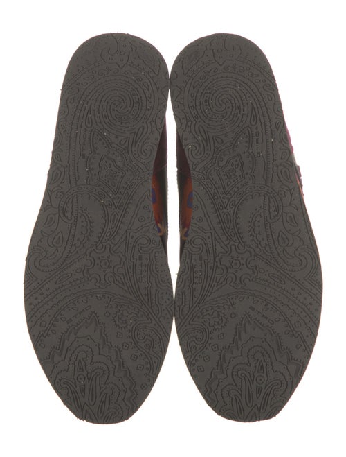 Etro Suede Printed Sneakers