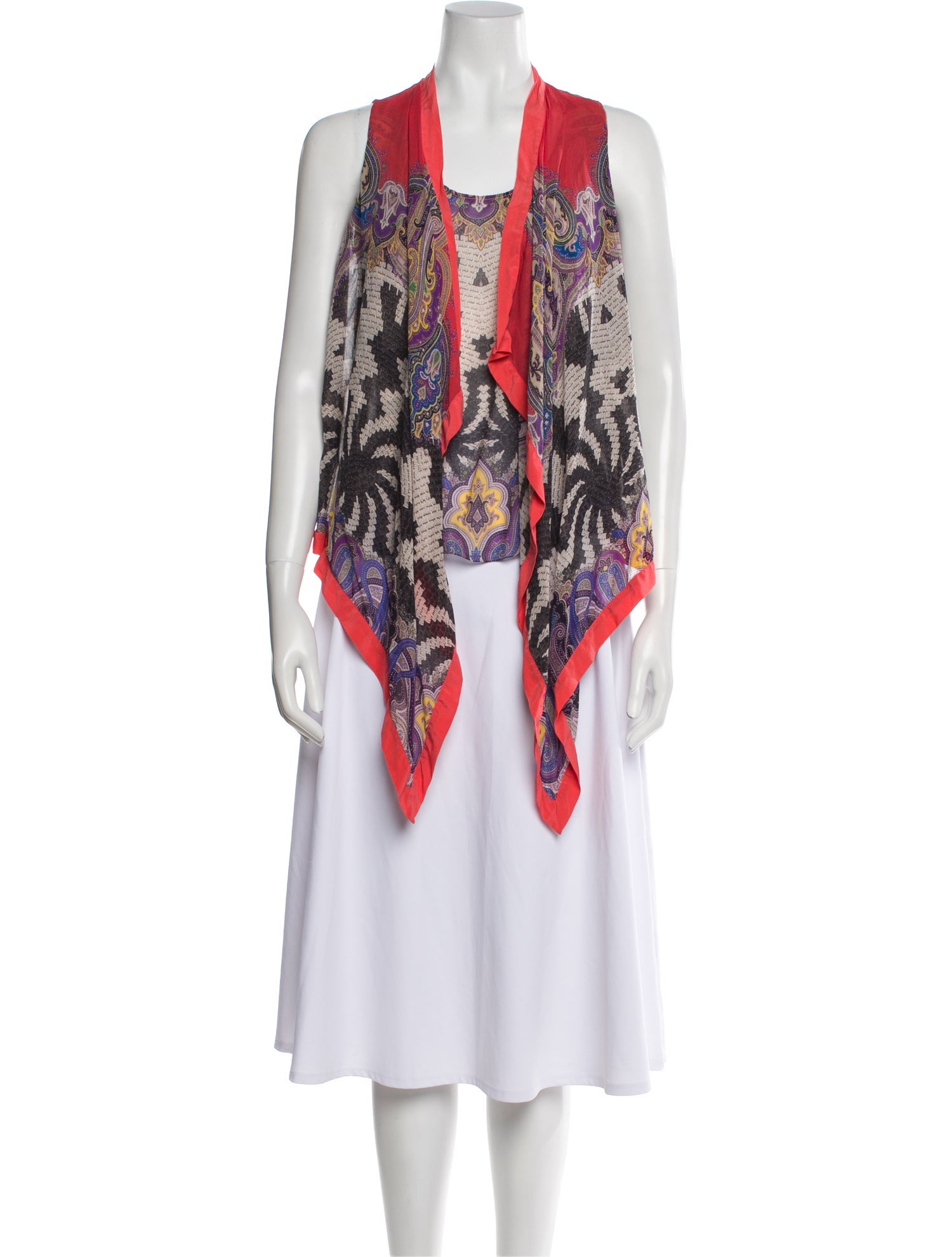 Etro Silk Paisley Print Tunic