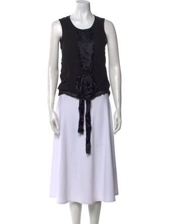 Etro Silk Scoop Neck Top