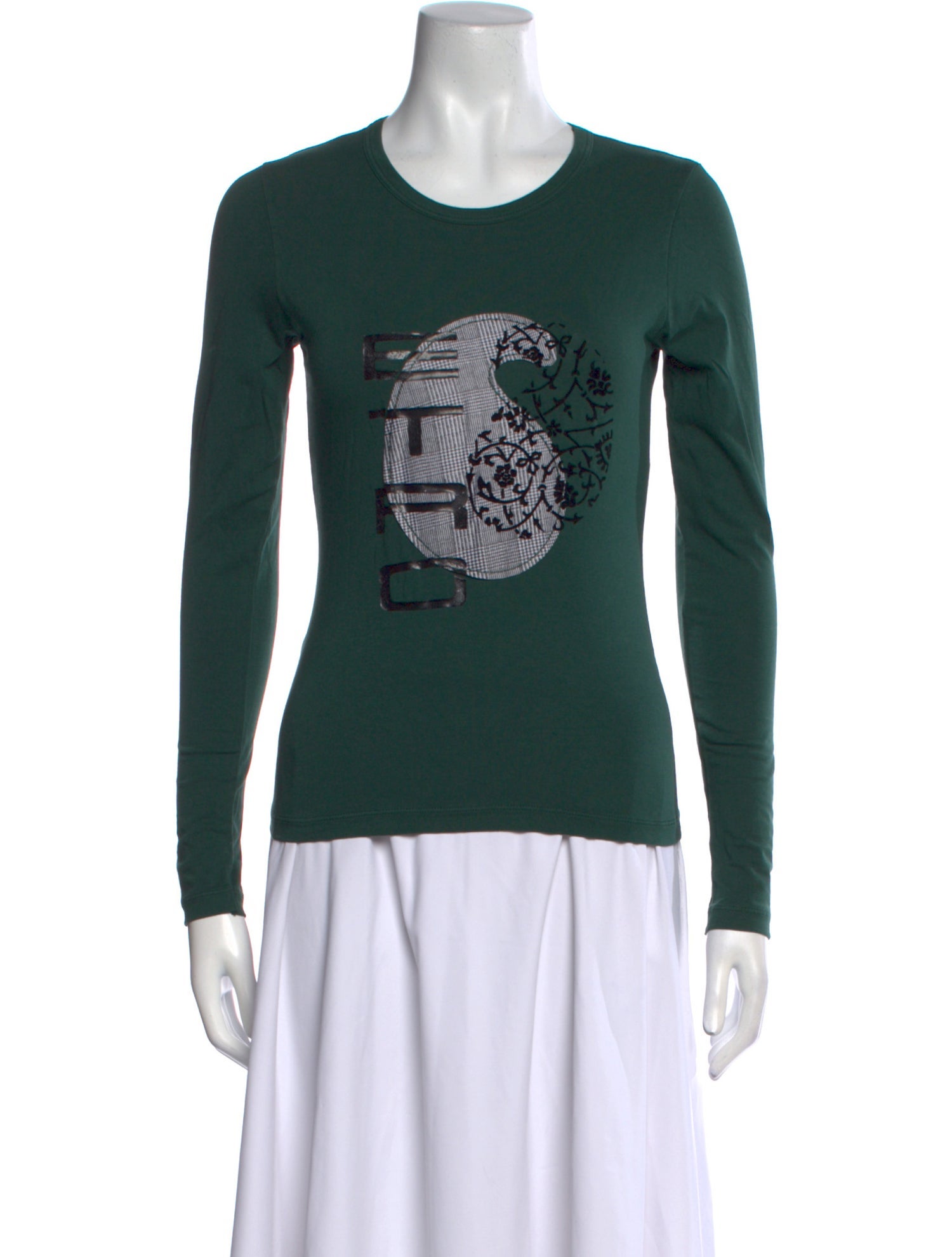 Etro Graphic Print Crew Neck T-Shirt w/ Tags