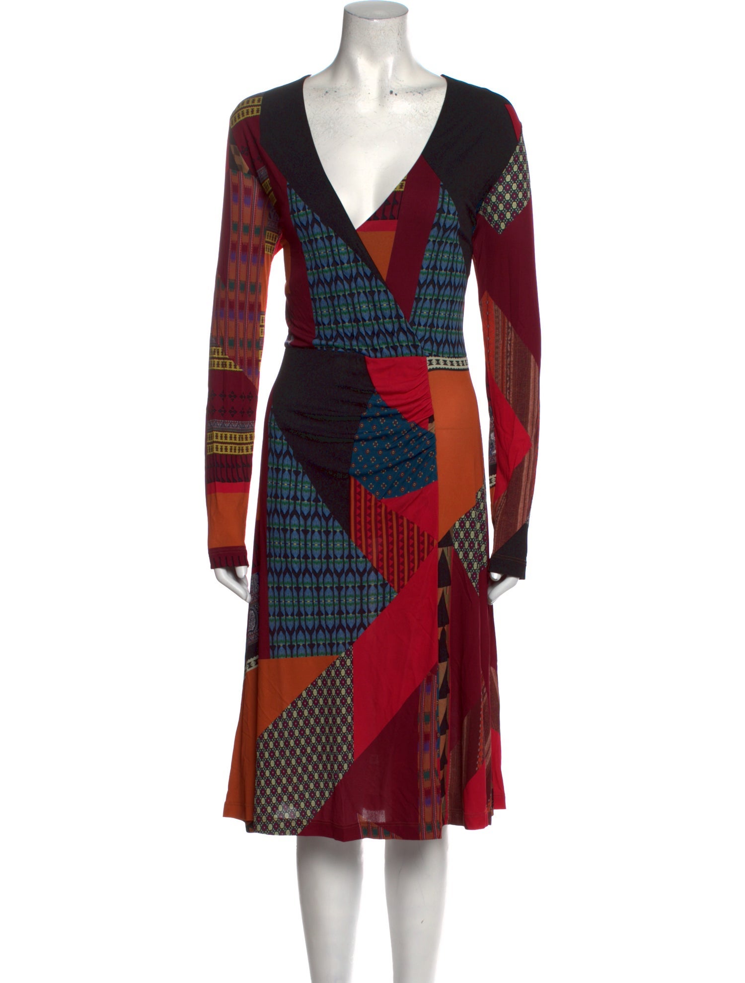 Etro Printed Knee-Length Dress