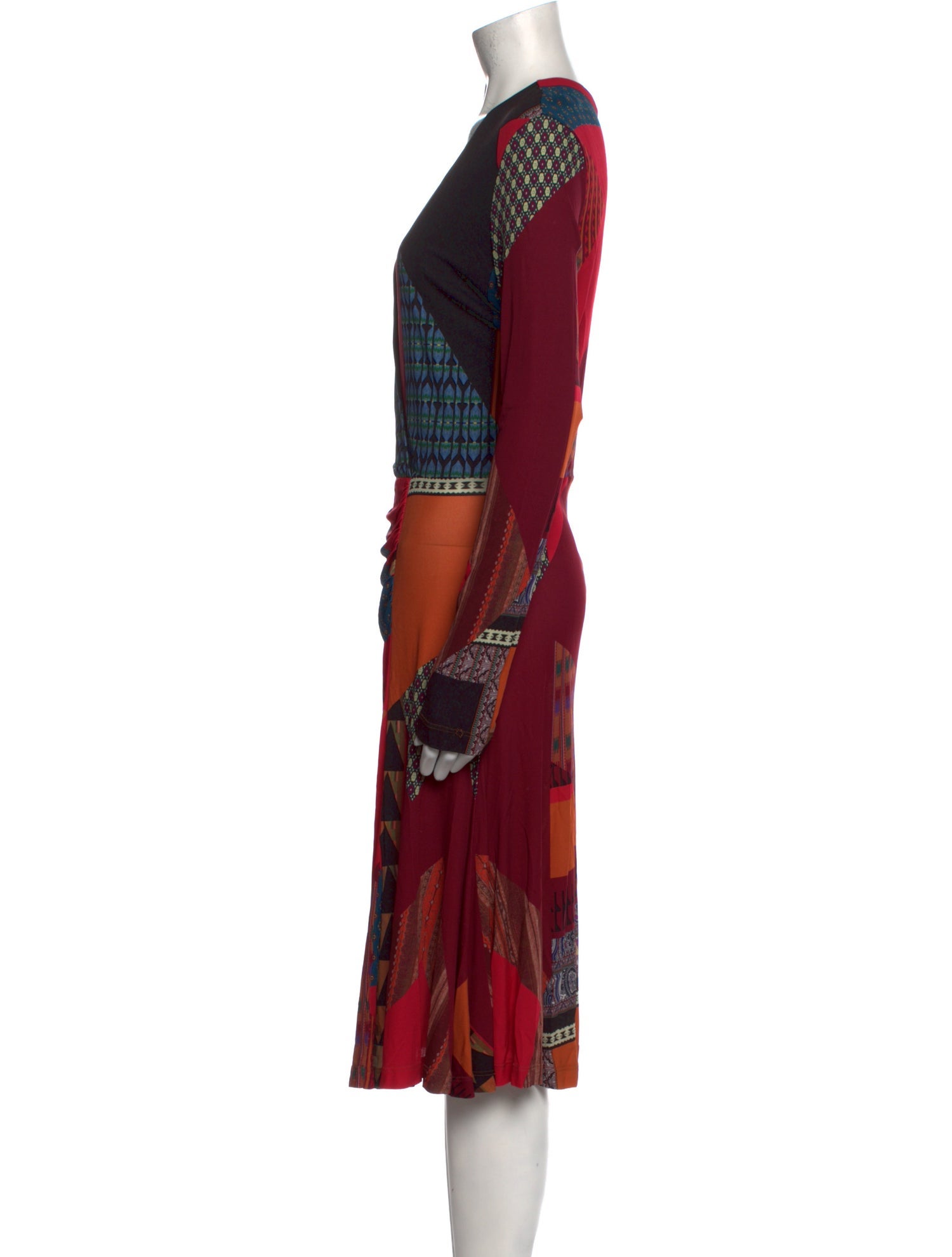 Etro Printed Knee-Length Dress