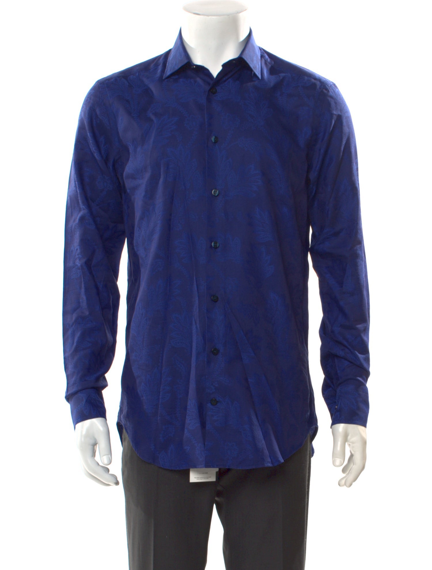 Etro Printed Long Sleeve Dress Shirt