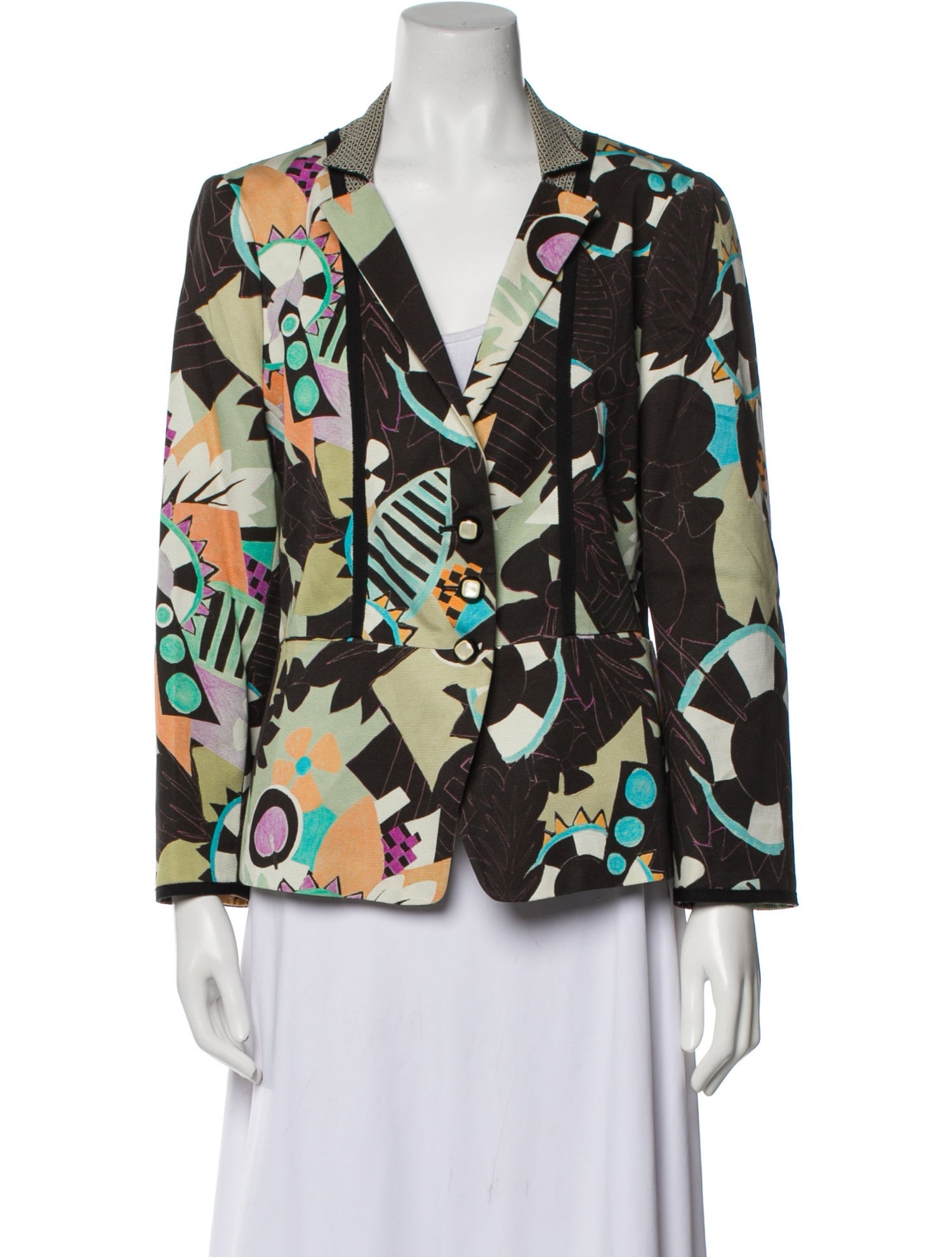 Etro Floral Print Blazer