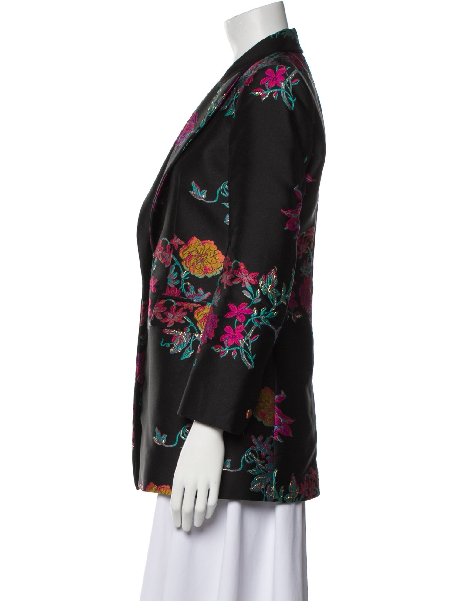 Etro Floral Print Blazer