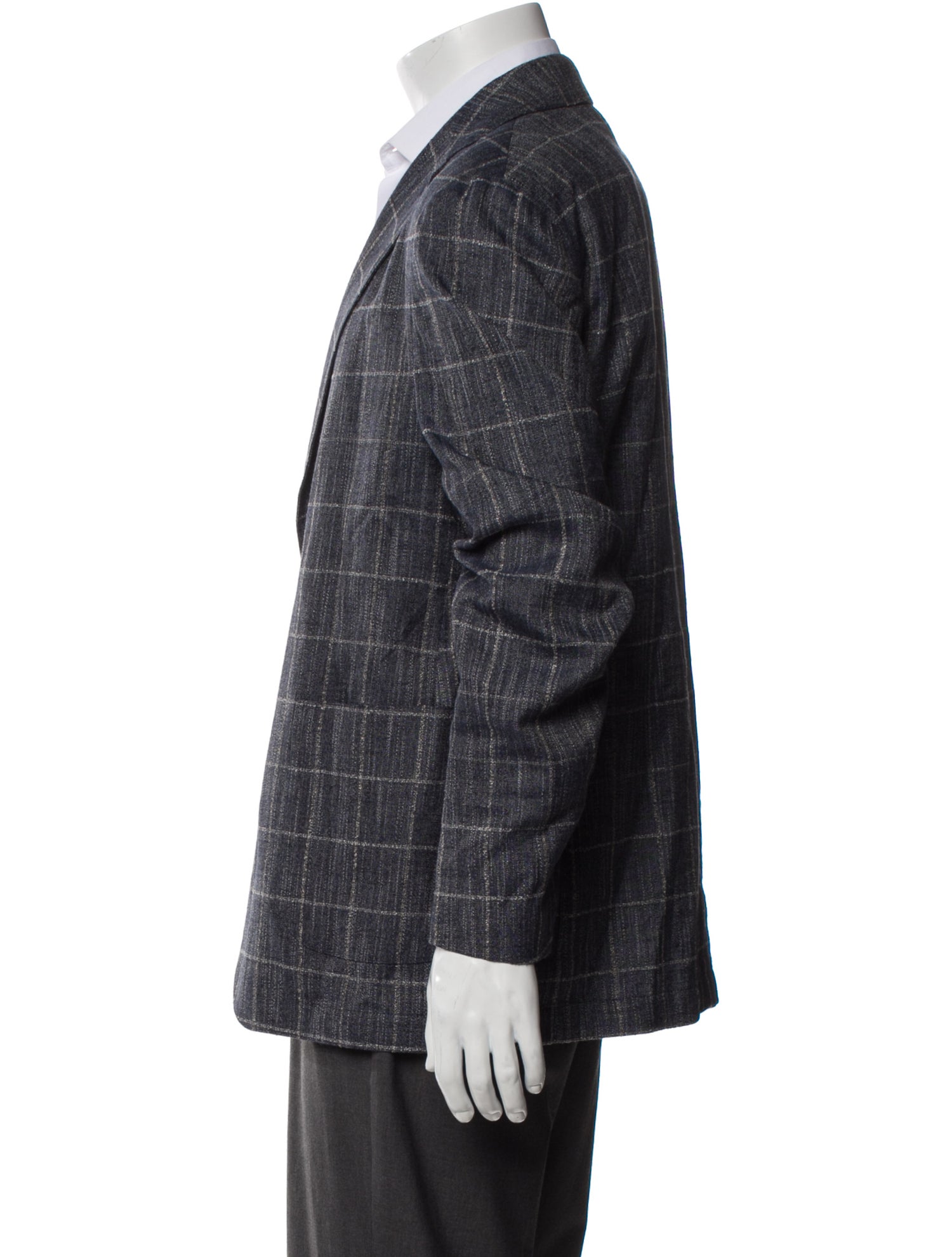 Etro Plaid Print Blazer