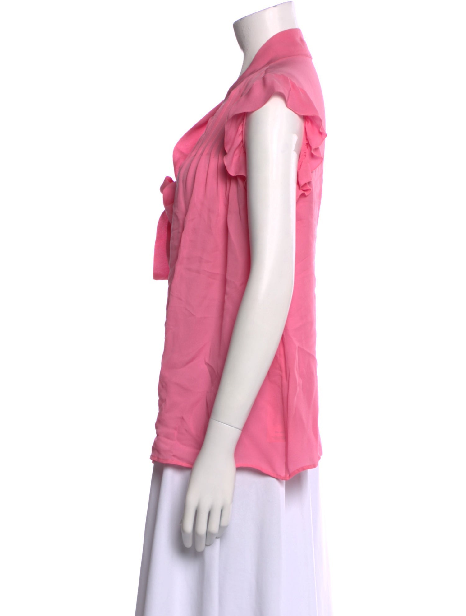 Etro Silk V-Neck Blouse