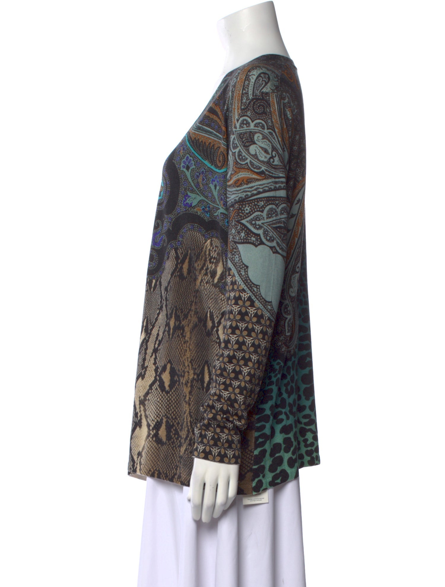 Etro Silk Printed Sweater