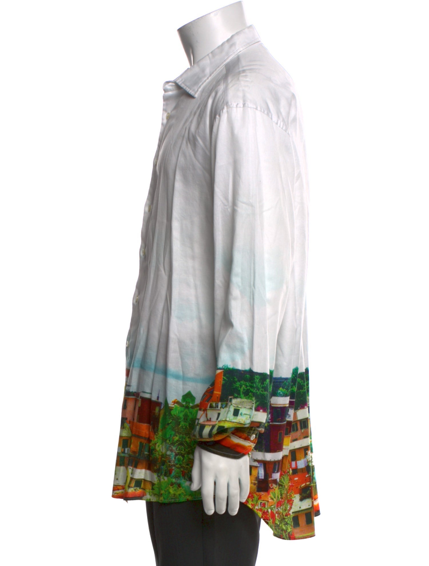 Etro Graphic Print Long Sleeve Dress Shirt