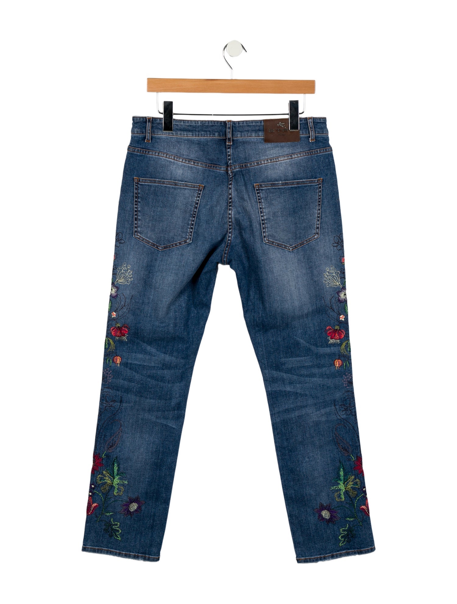 Etro Mid-Rise Straight Leg Jeans
