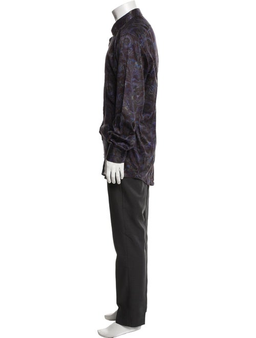 Etro Paisley Print Long Sleeve Dress Shirt
