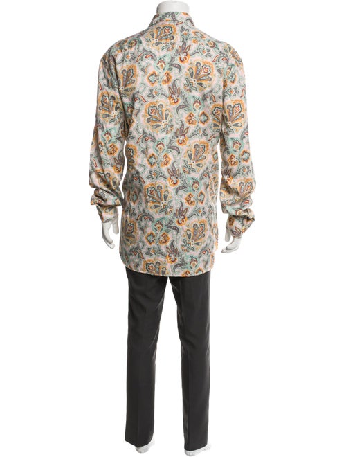 Etro Paisley Print Long Sleeve Shirt