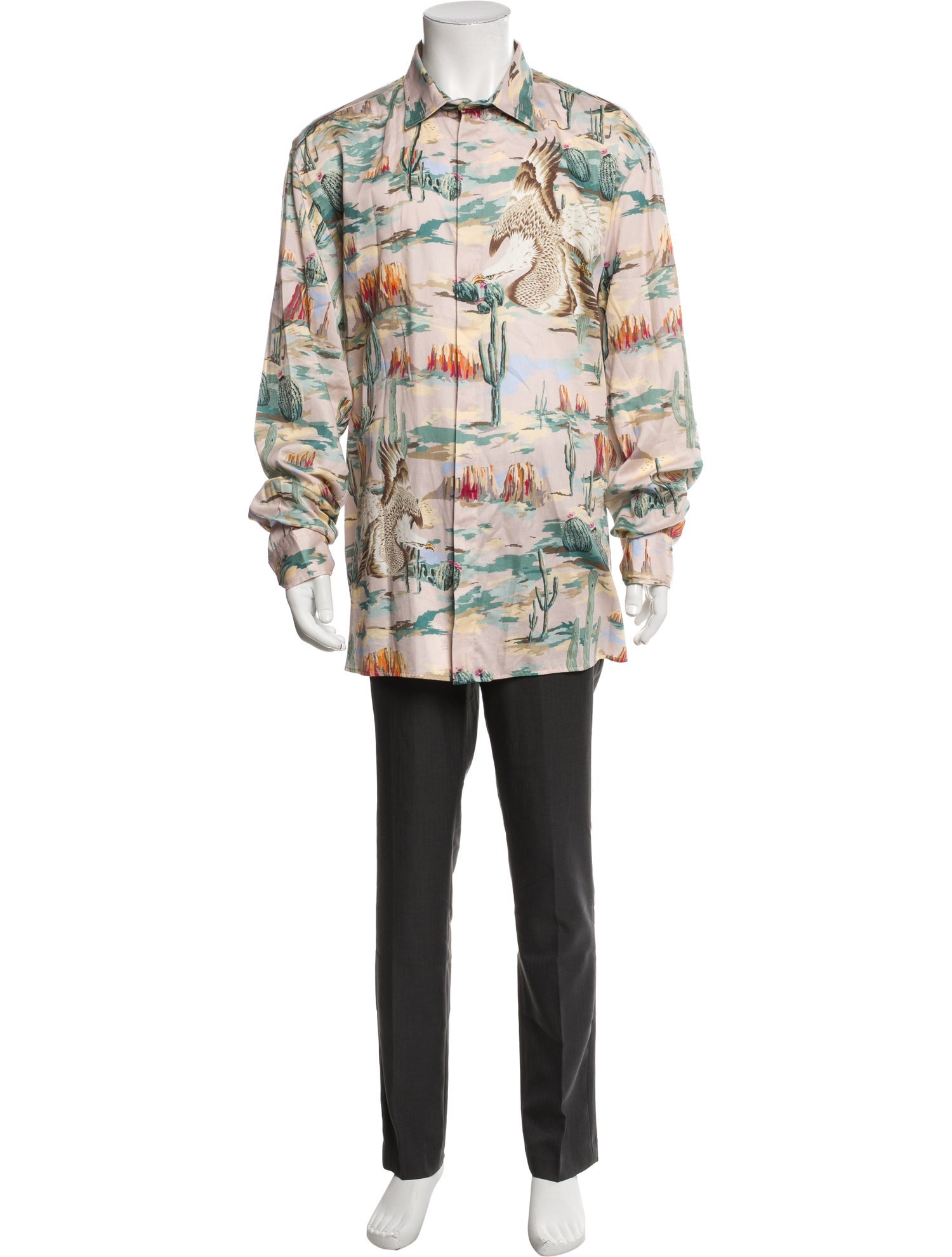 Etro Printed Long Sleeve Shirt
