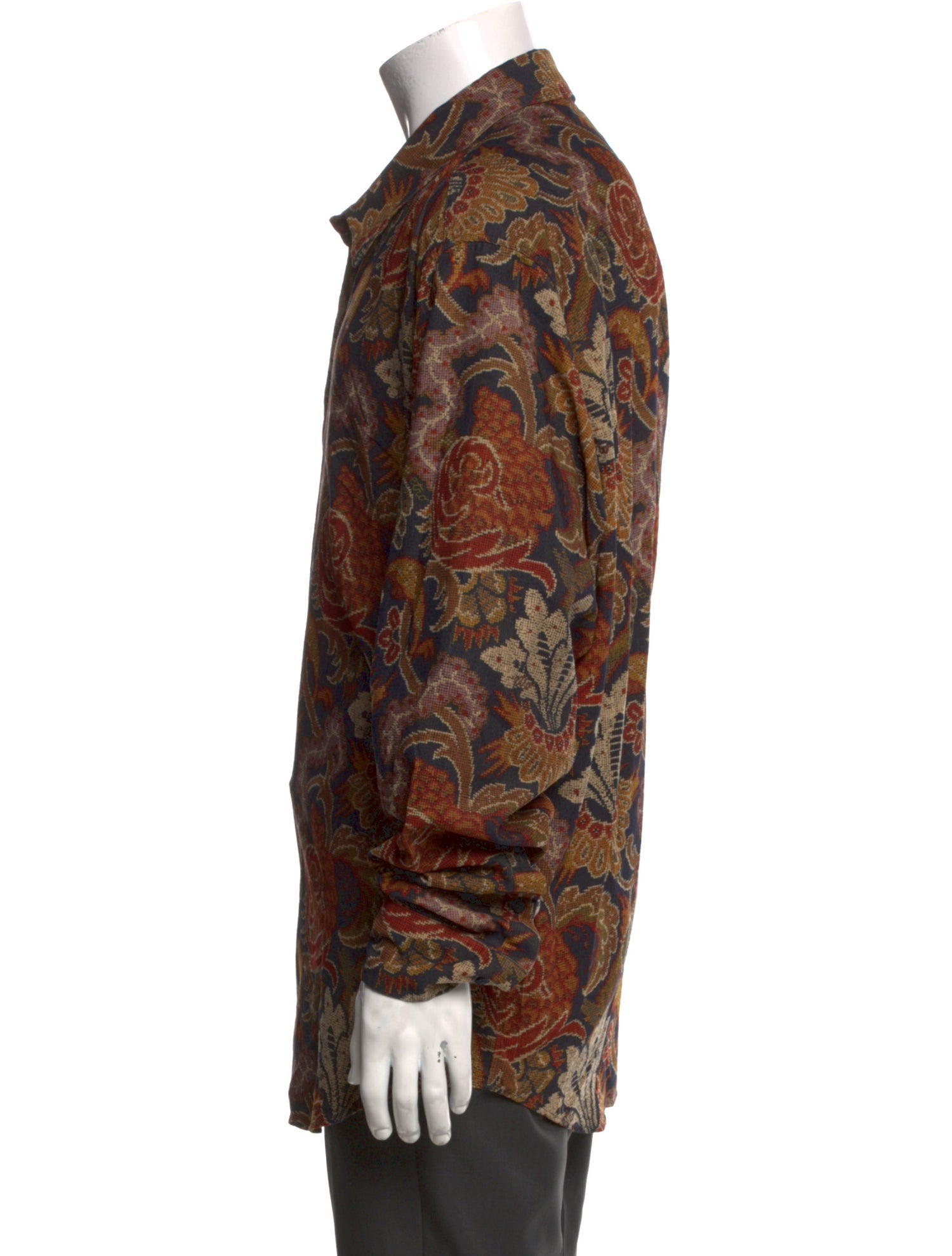 Etro Paisley Print Long Sleeve Shirt