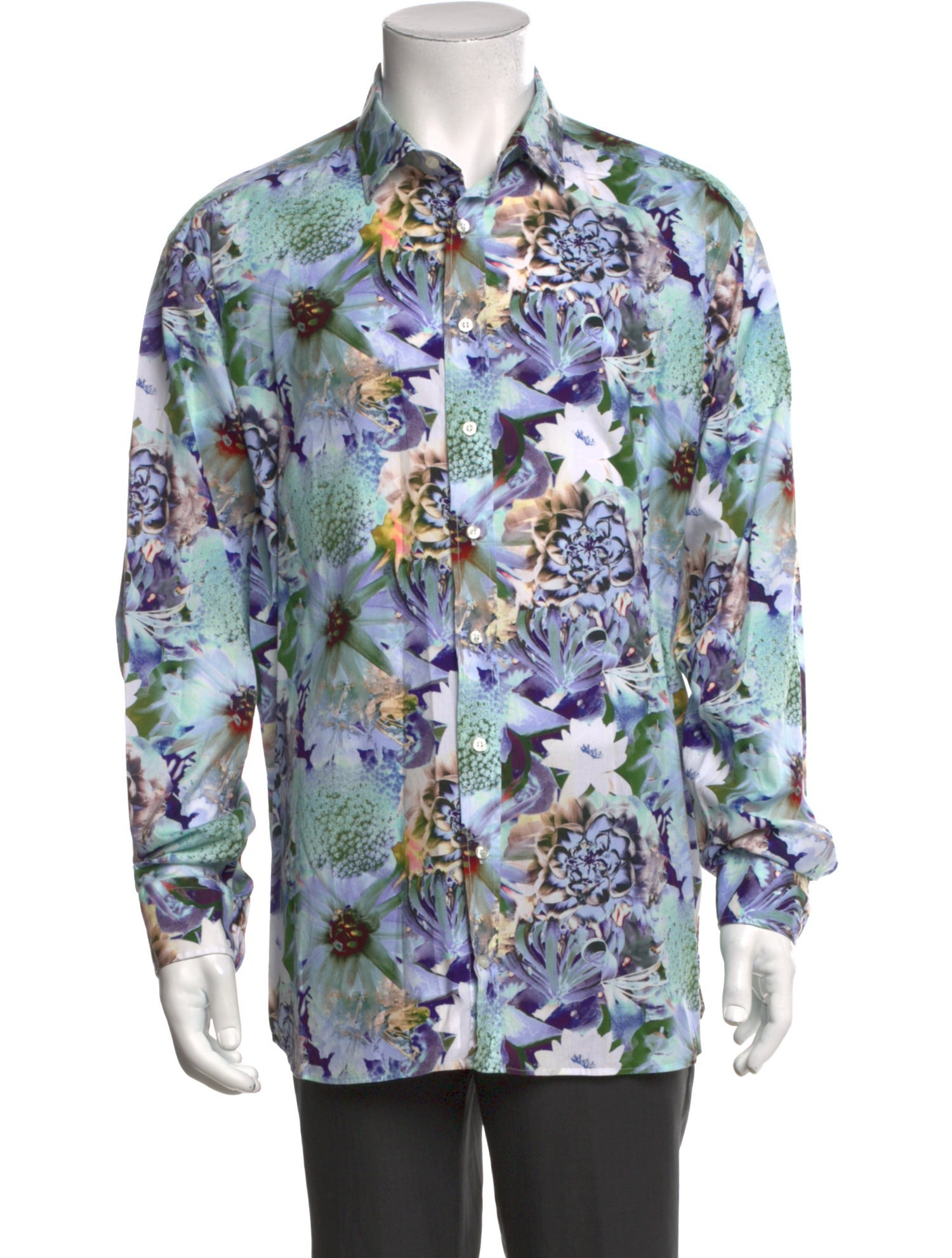 Etro Printed Long Sleeve Shirt