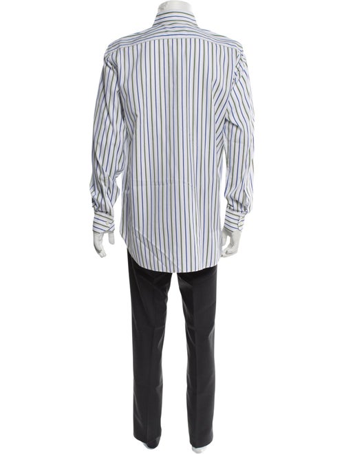 Etro Striped Long Sleeve Dress Shirt