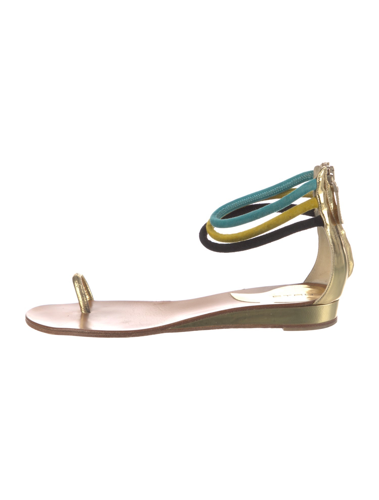 Etro Leather Gladiator Sandals