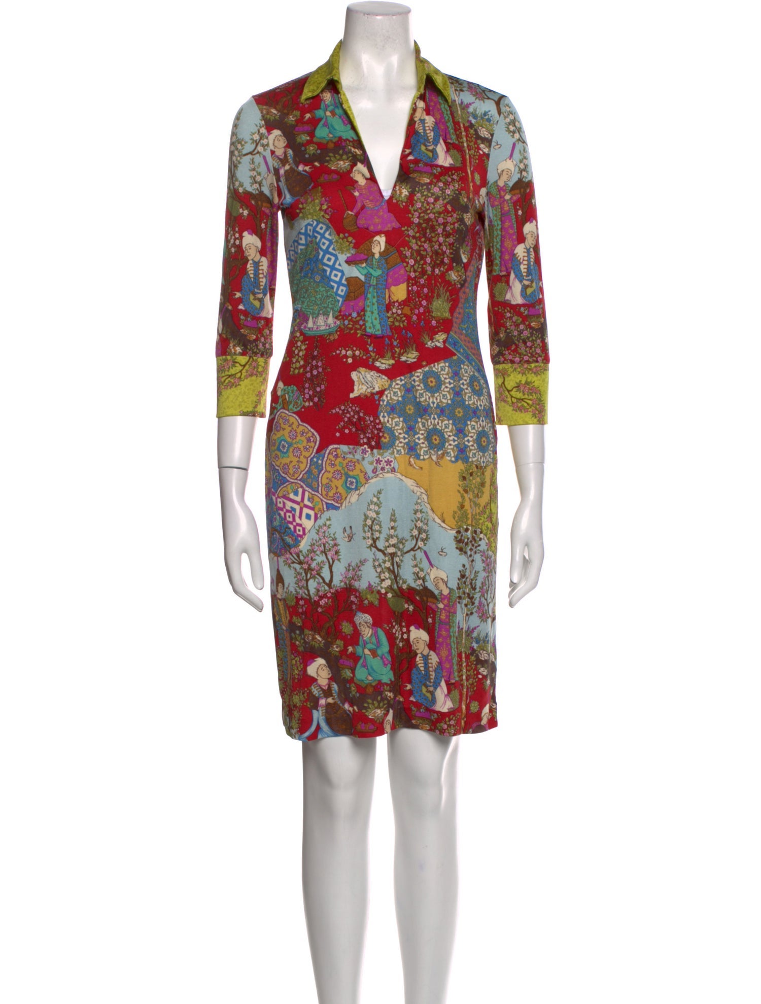 Etro Printed Mini Dress