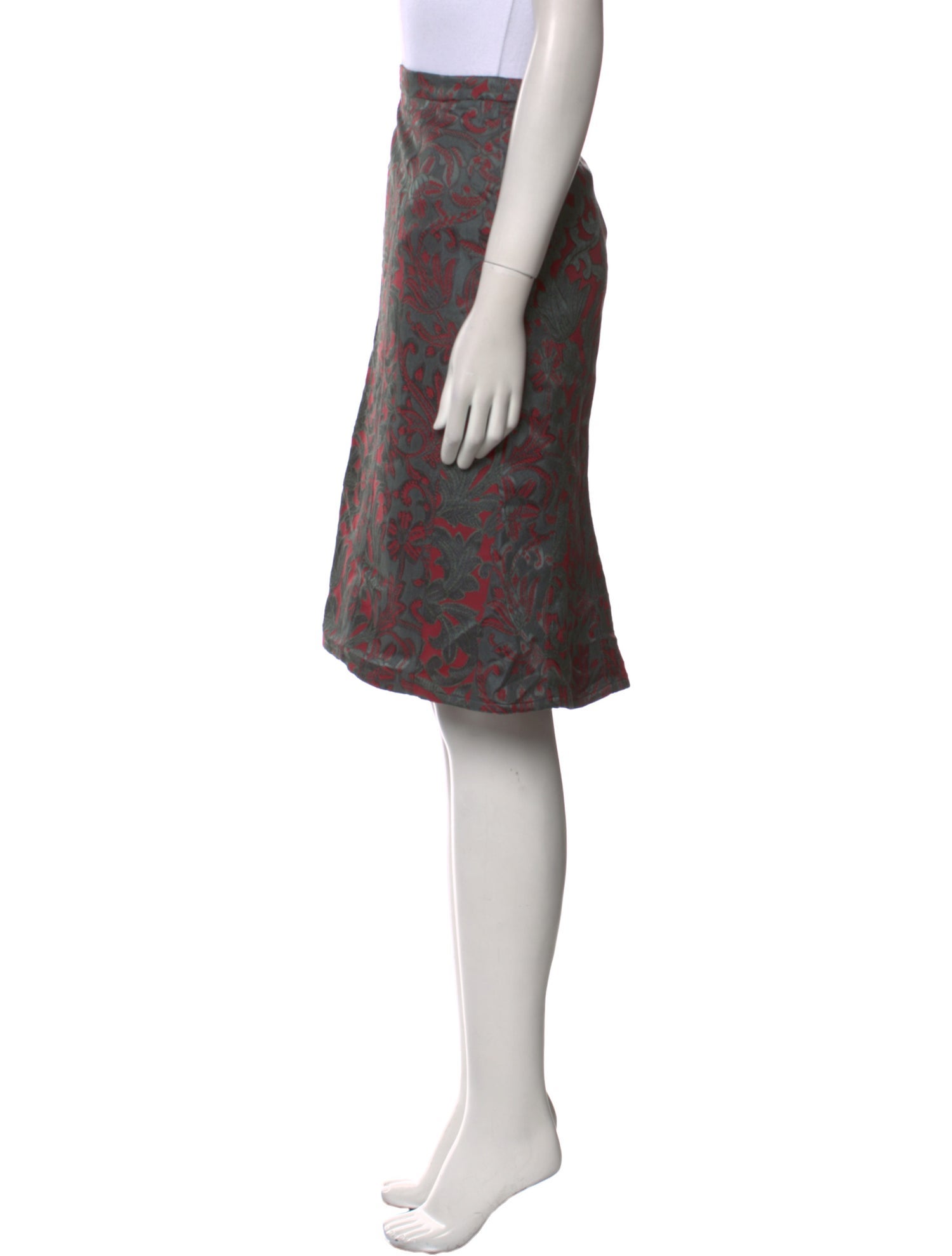 Etro Silk Knee-Length Skirt