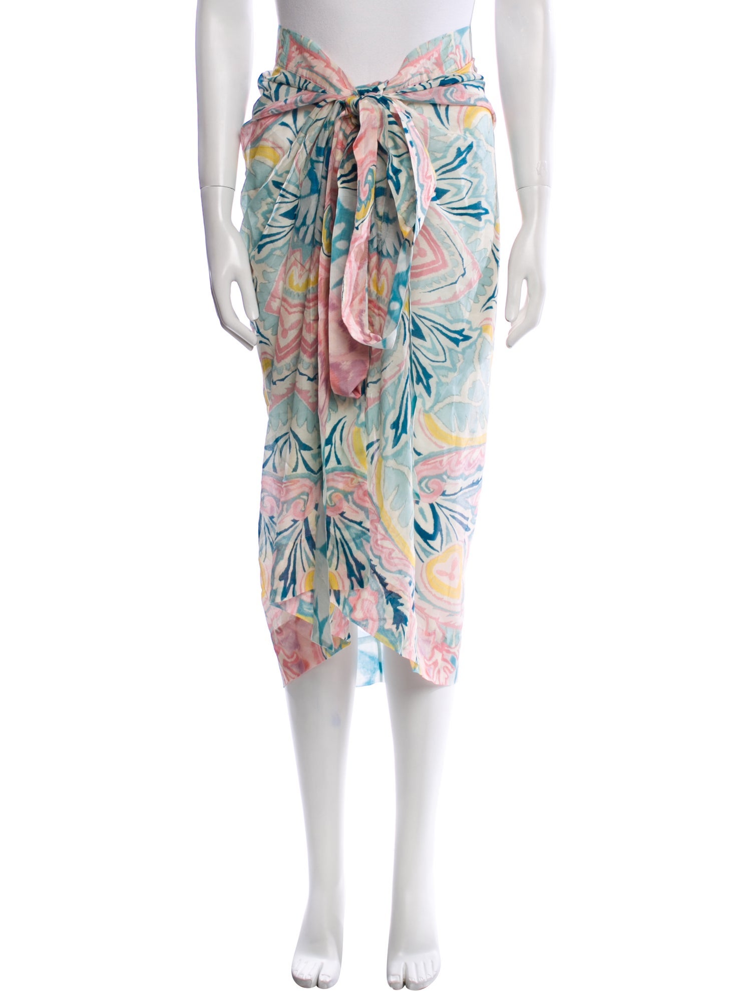 Etro Printed Embroidered Accent Cover-Up