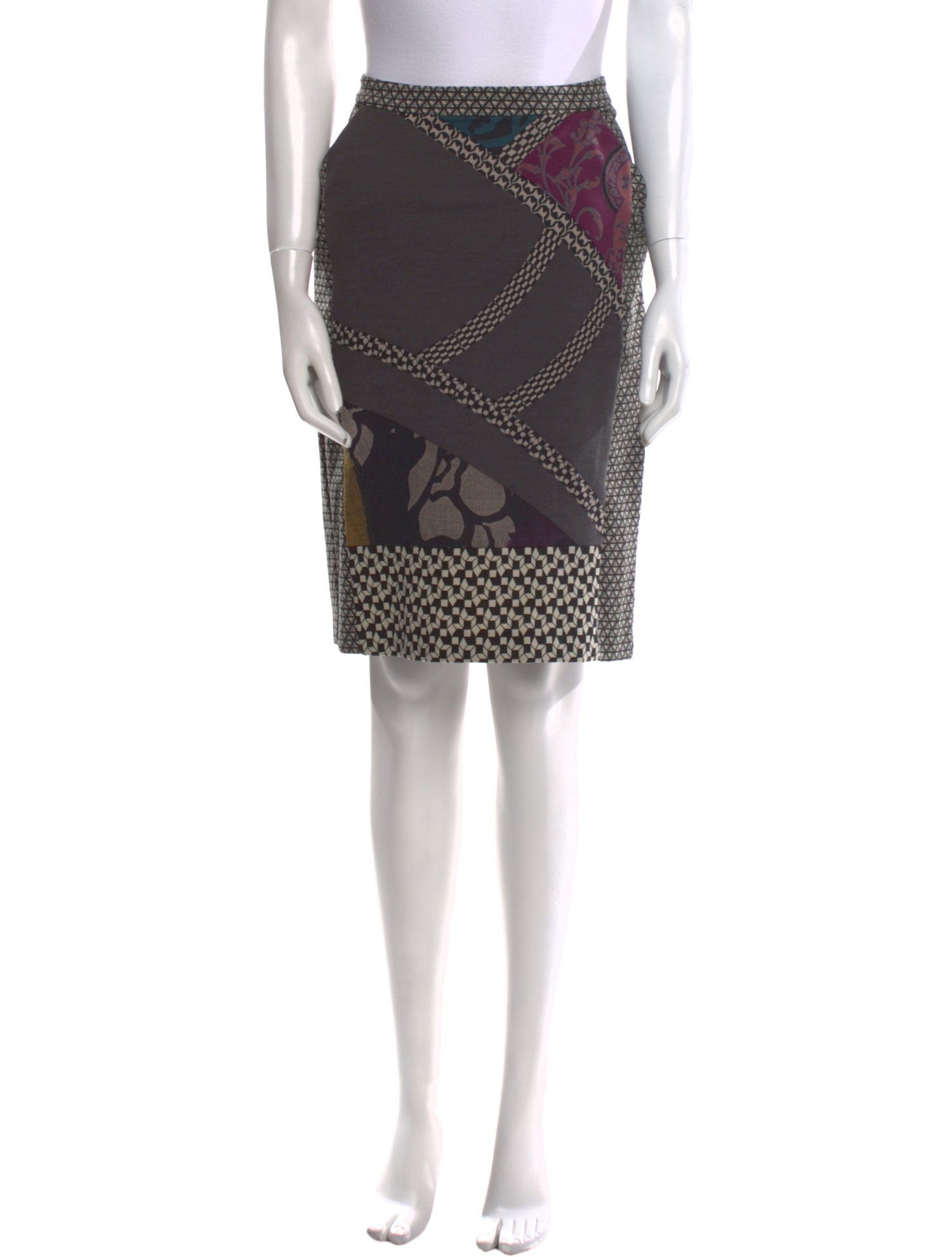 Etro Wool Knee-Length Skirt