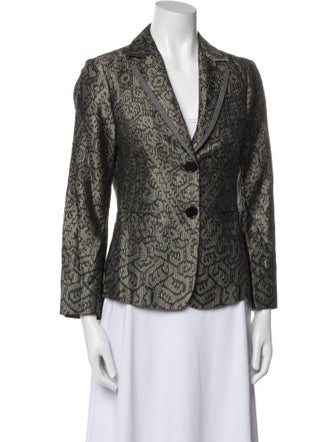 Etro Wool Printed Blazer