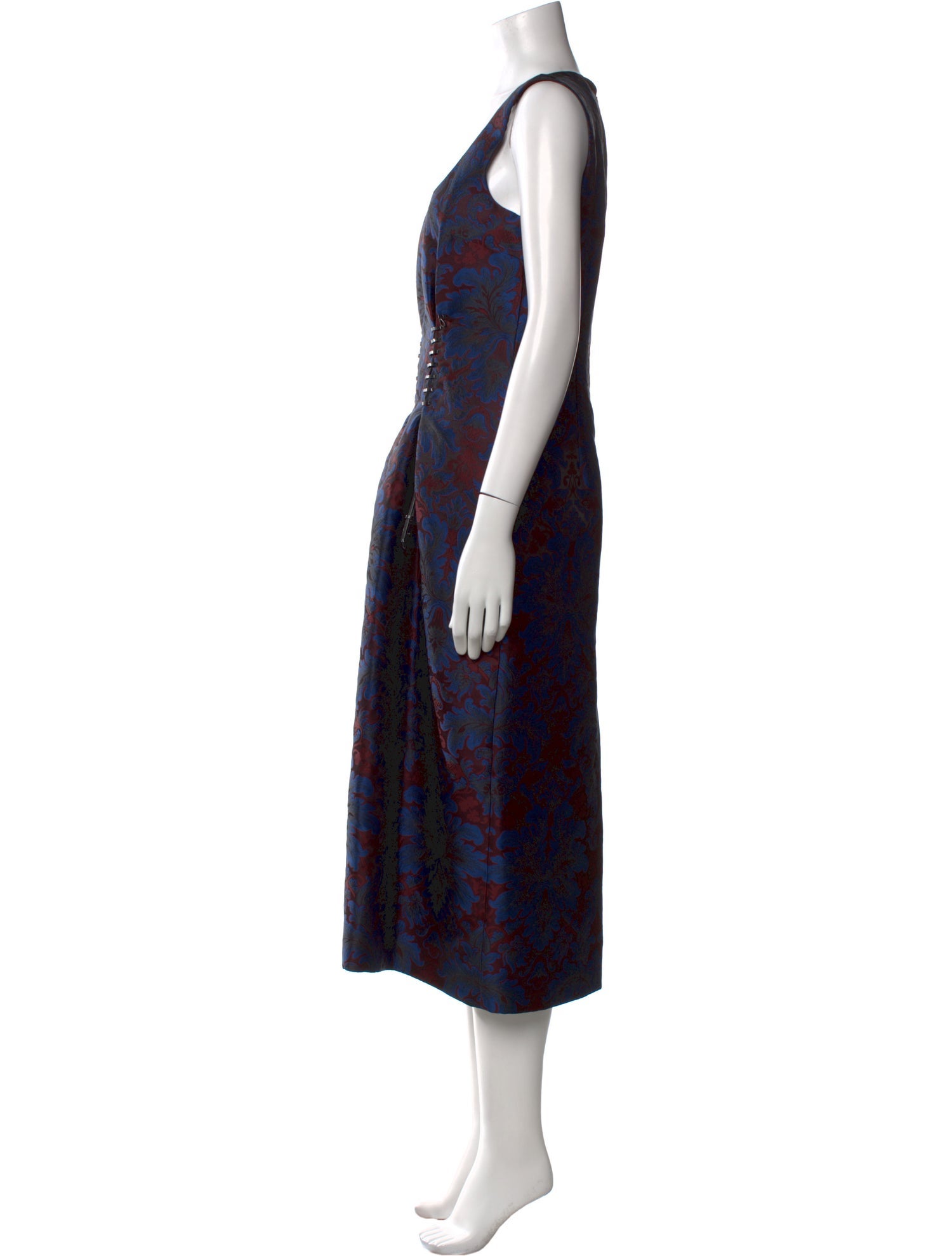 Etro Printed Midi Length Dress w/ Tags