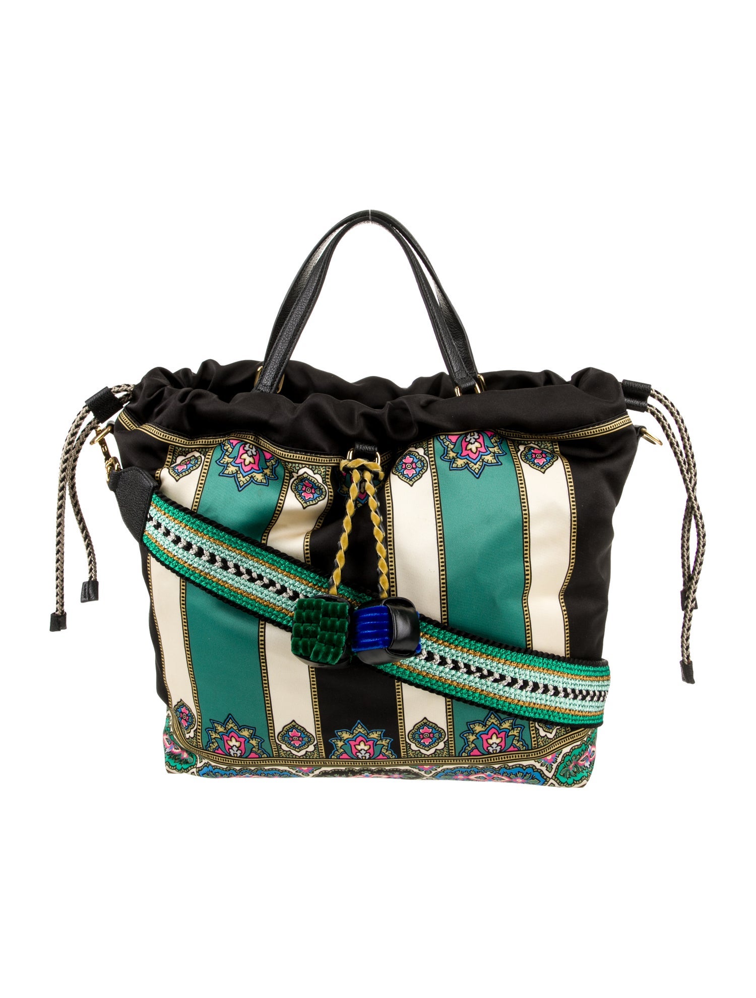 Etro Satin Top Handle Bag