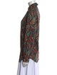 Etro Paisley Print Long Sleeve Button-Up Top