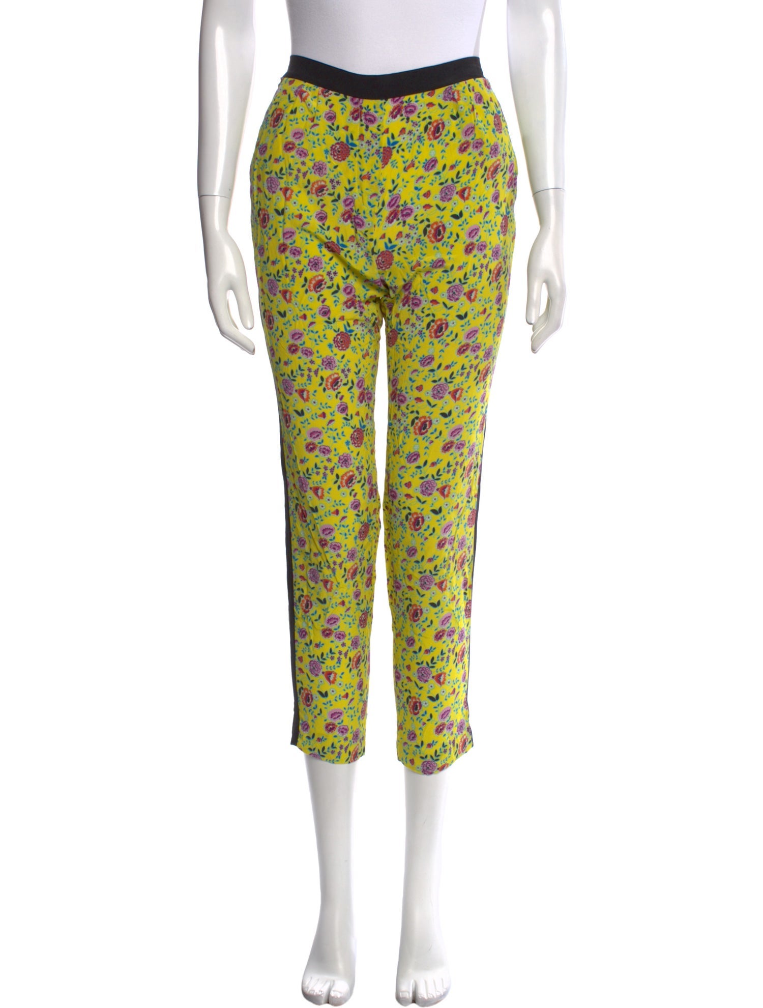 Etro Silk Straight Leg Pants