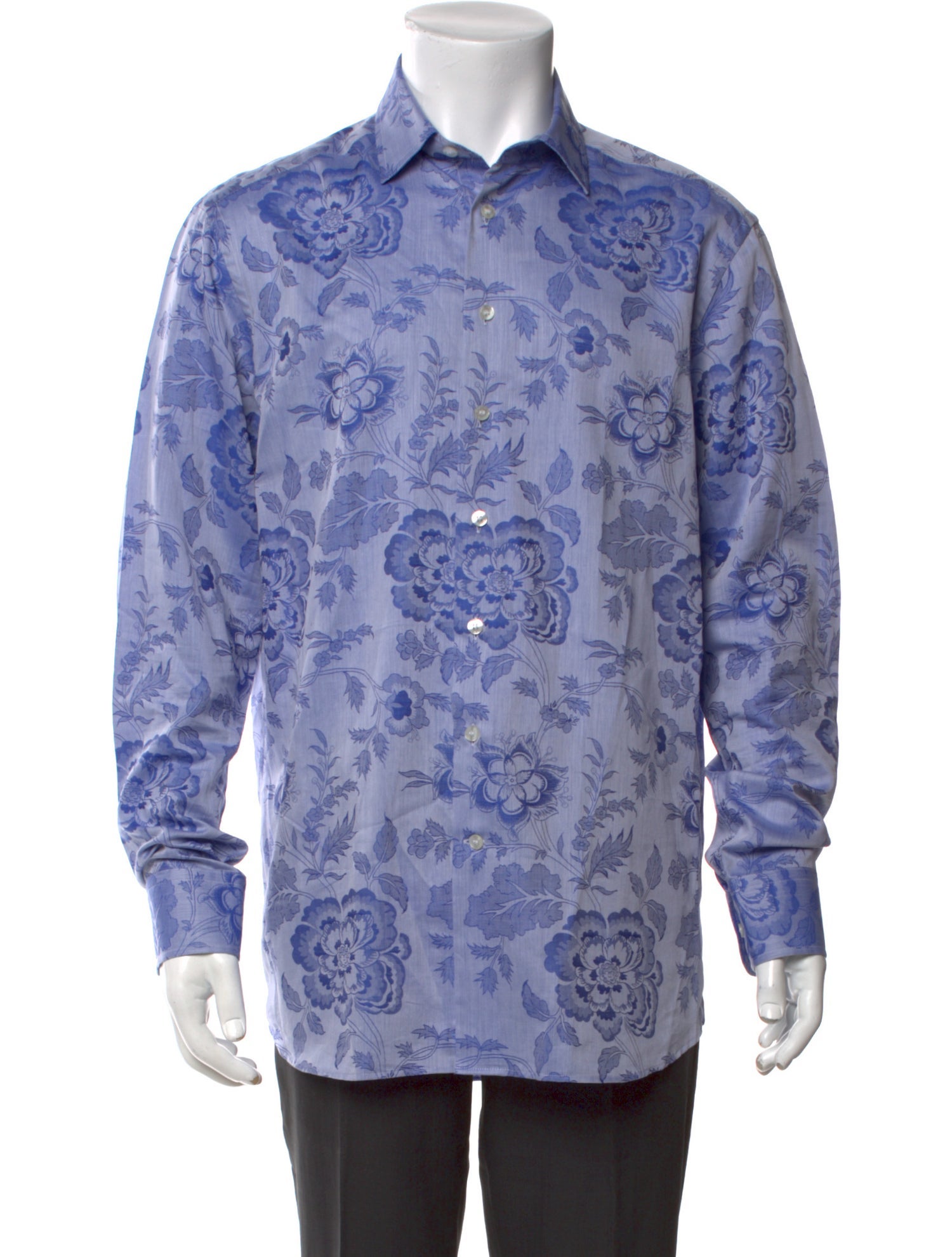 Etro Floral Print Long Sleeve Shirt