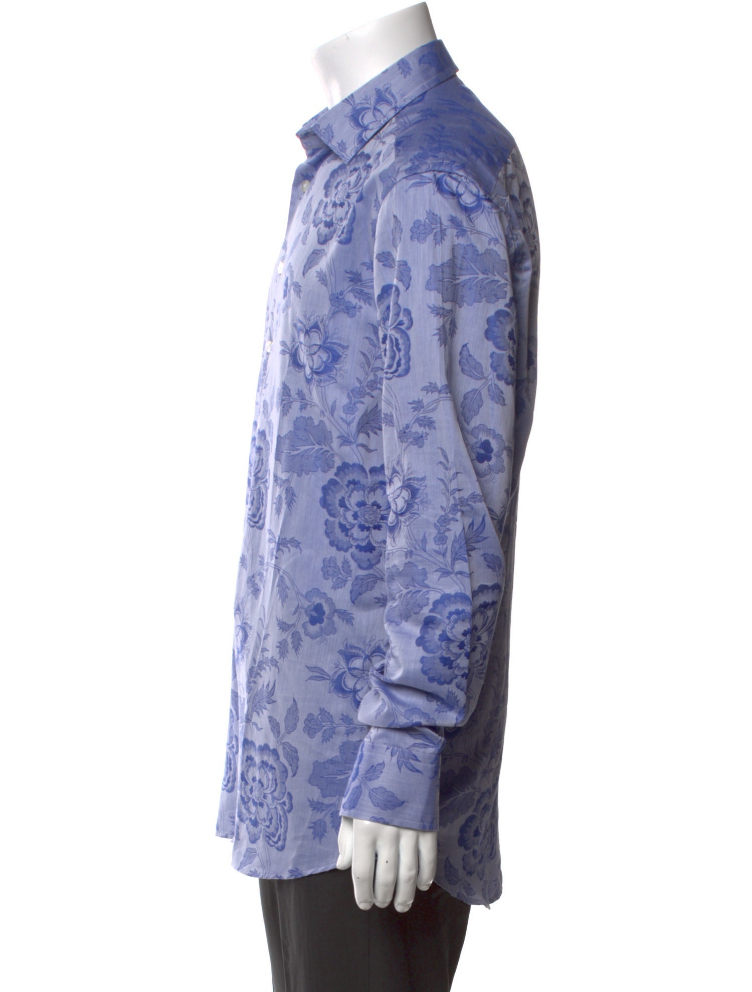 Etro Floral Print Long Sleeve Shirt