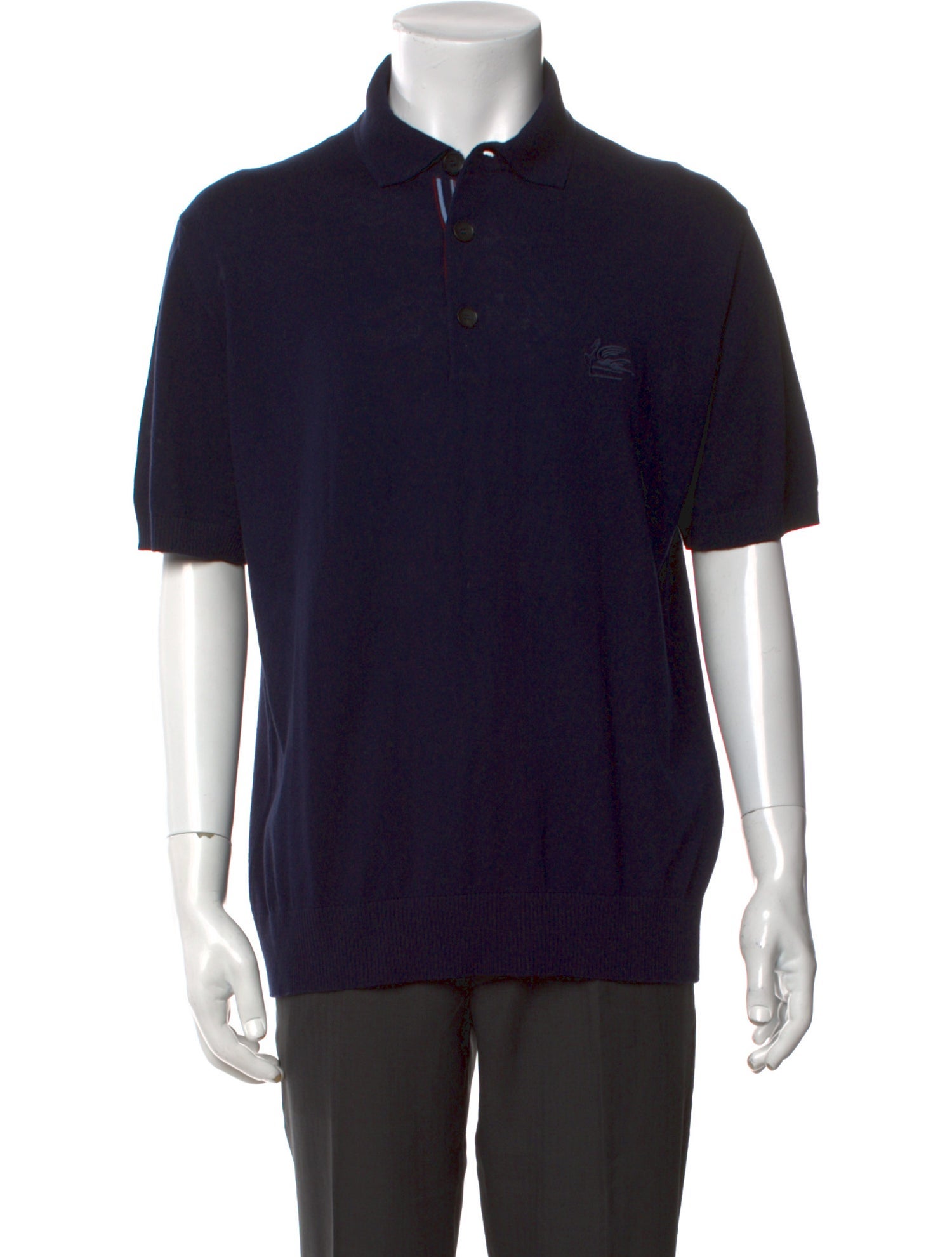 Etro Collar Short Sleeve Polo Shirt w/ Tags