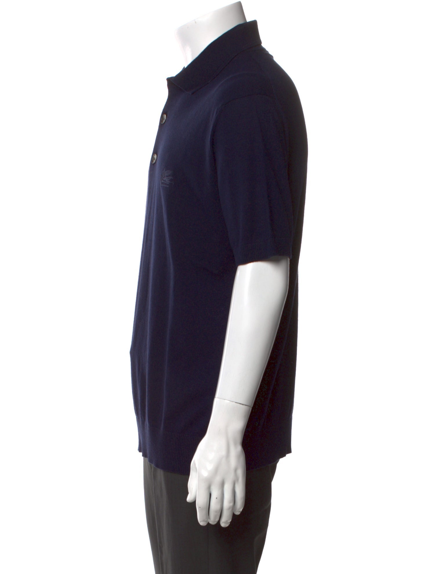 Etro Collar Short Sleeve Polo Shirt w/ Tags